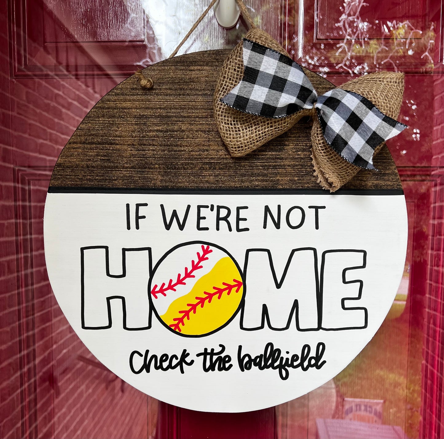 If We’re Not Home Door Hanger - Preorder