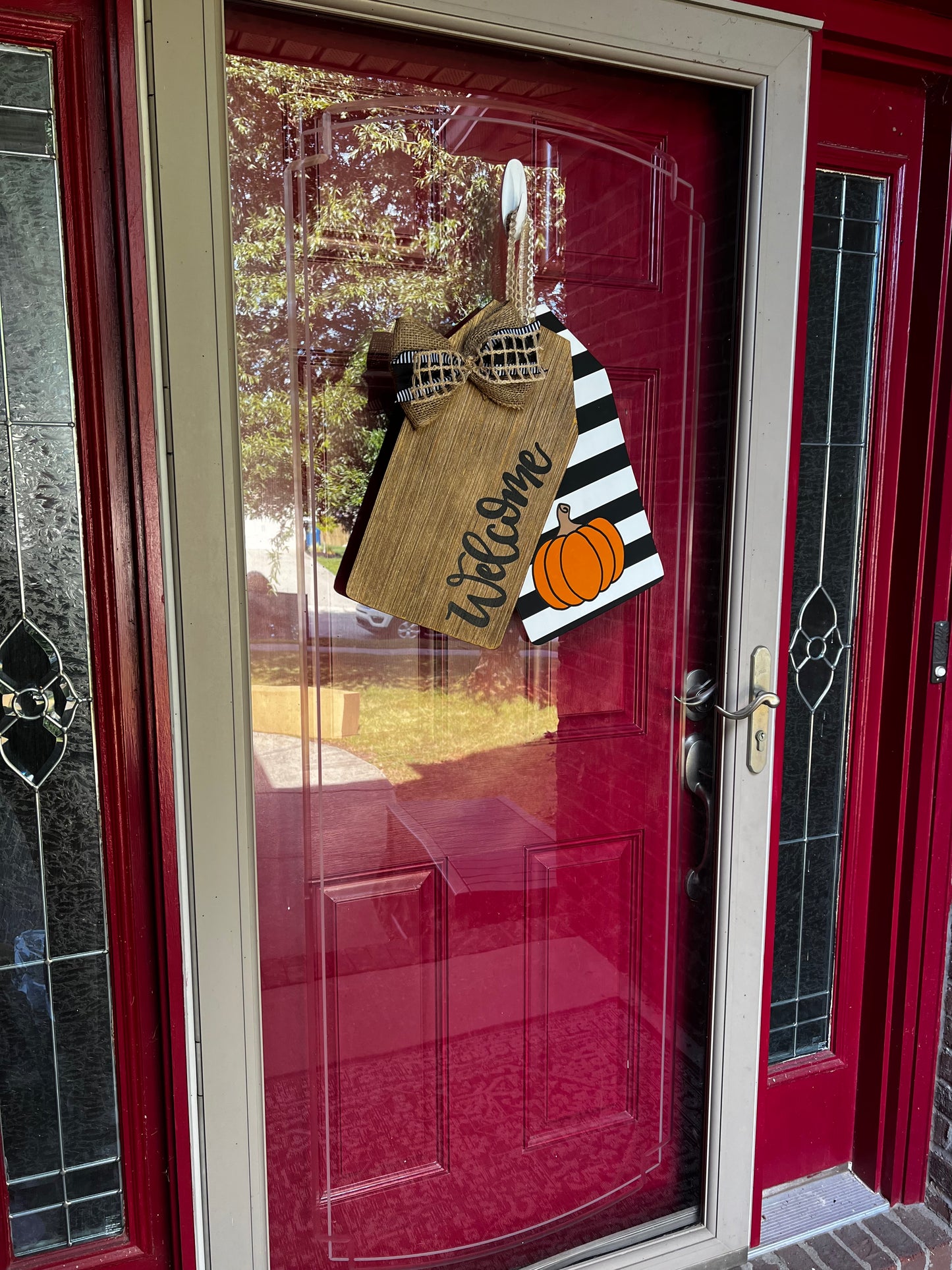 Welcome Fall Tag Door Hanger - Preorder