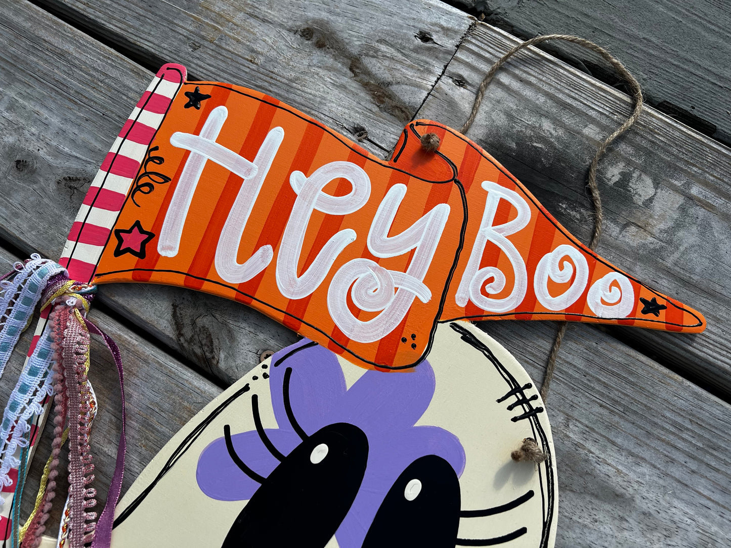 Groovy Ghost Door Hanger - Preorder
