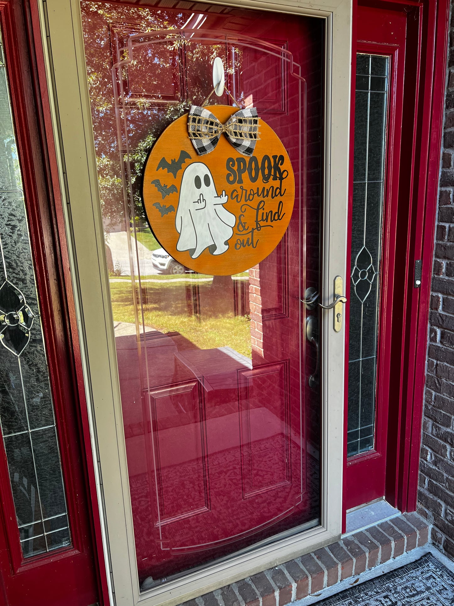 Spook Around Door Hanger - Preorder
