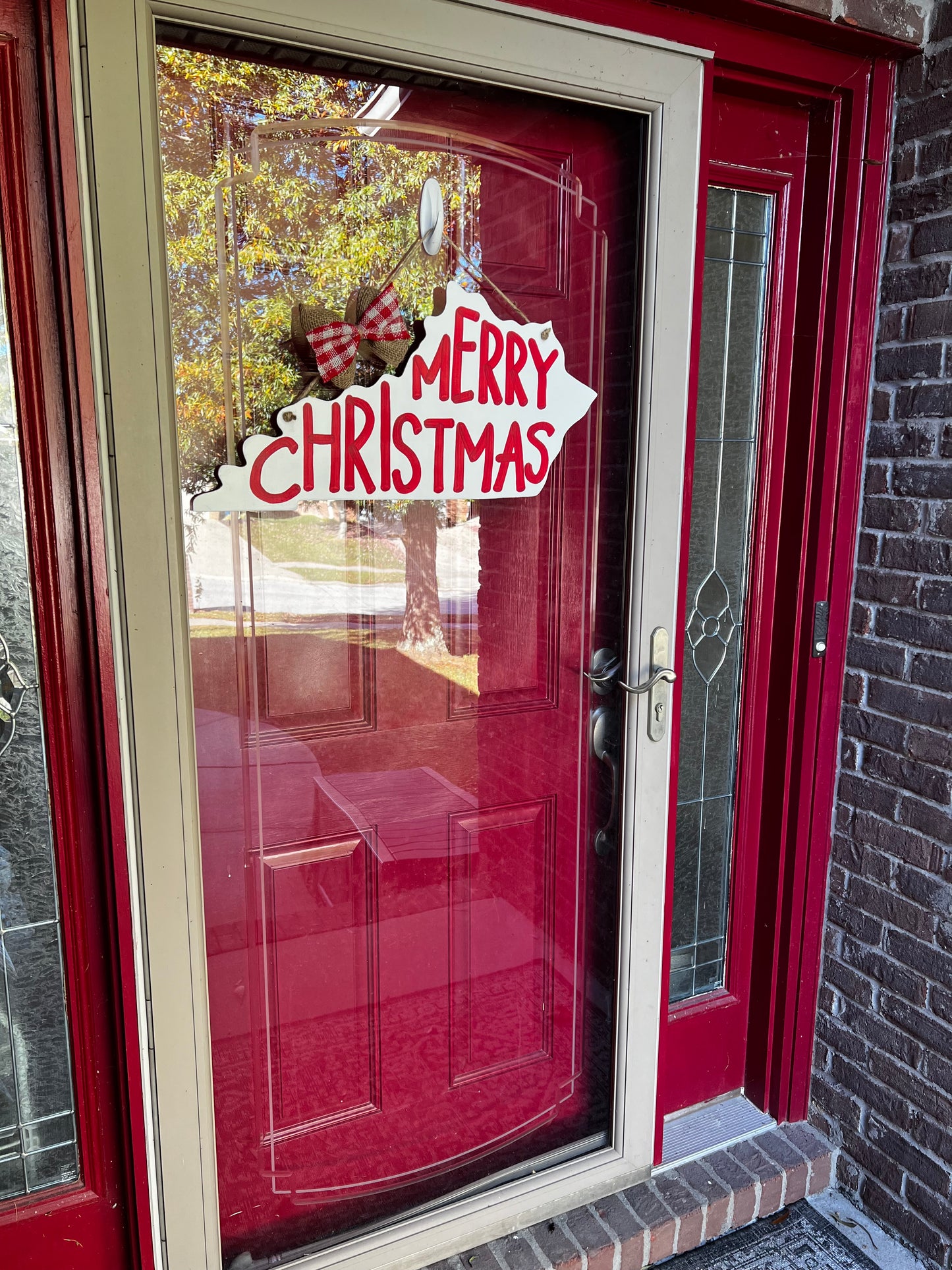 KY Red Christmas Door Hanger - Preorder