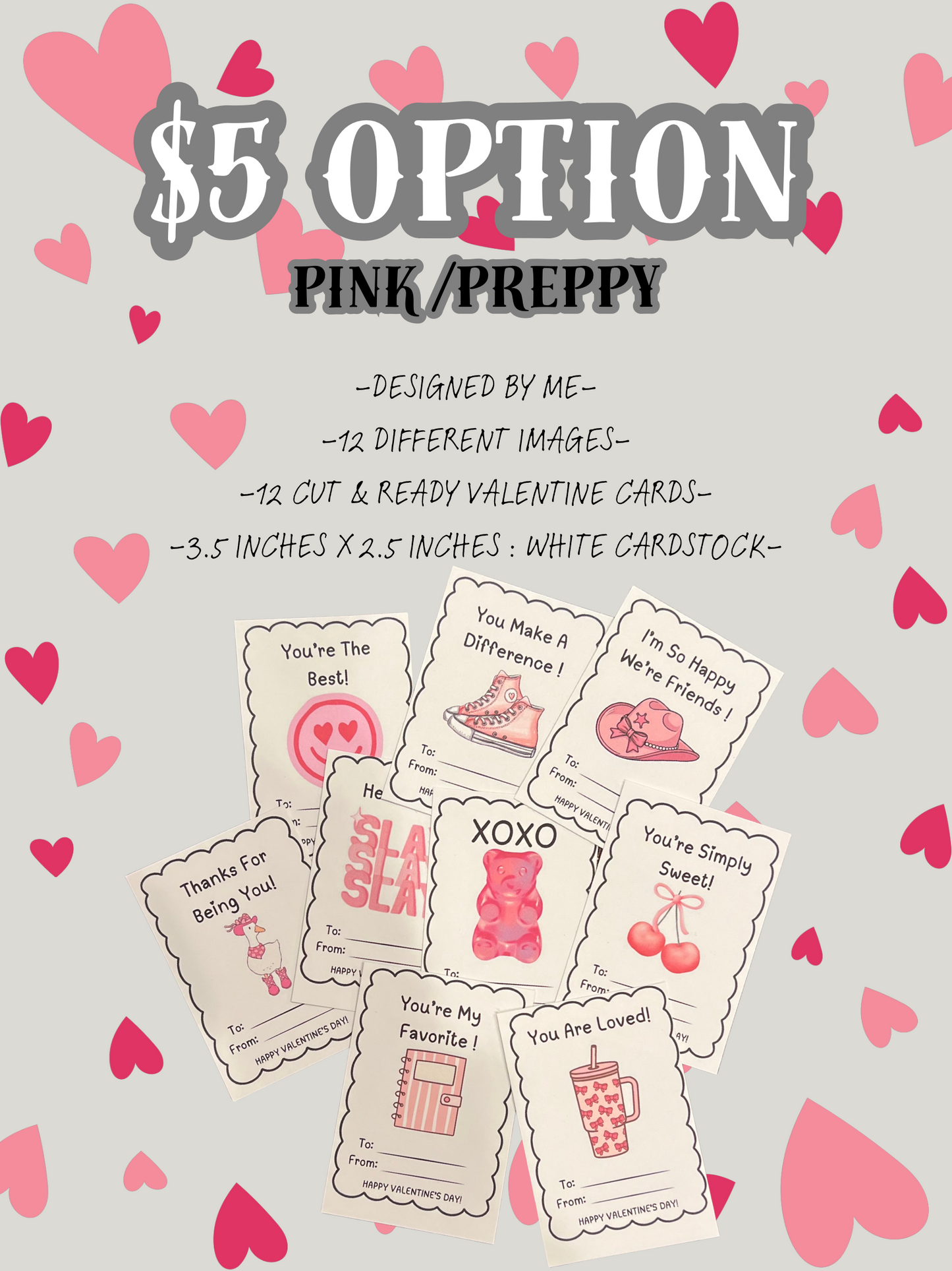 $5 Option - Preppy