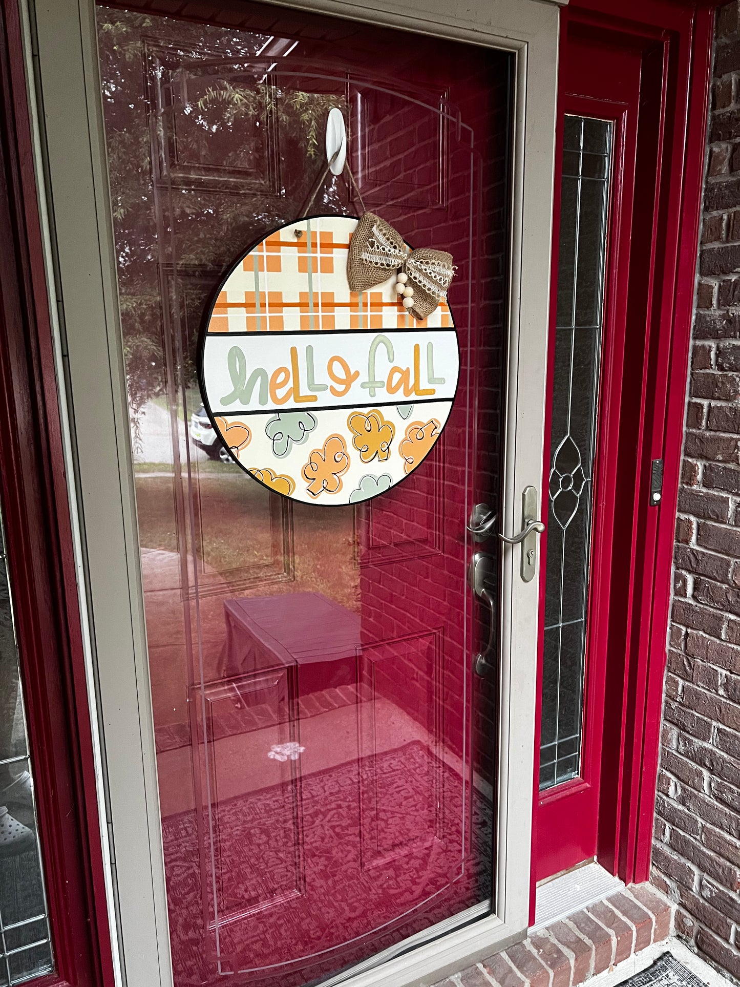 Hello Fall Leaf Door Hanger - Preorder
