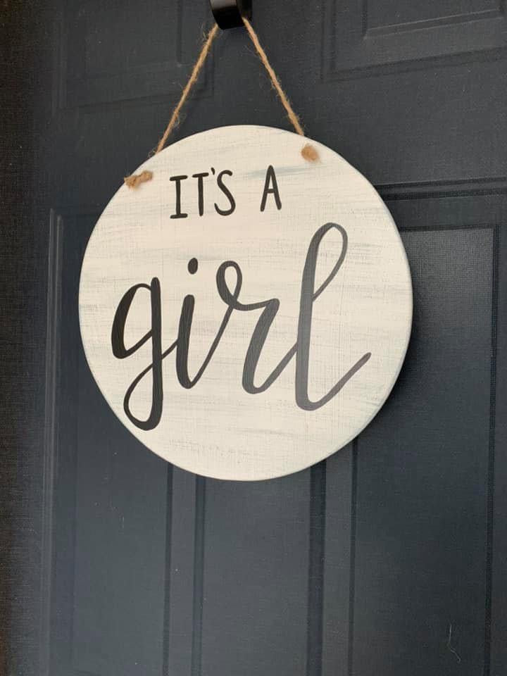 It’s A Girl Sign - Preorder