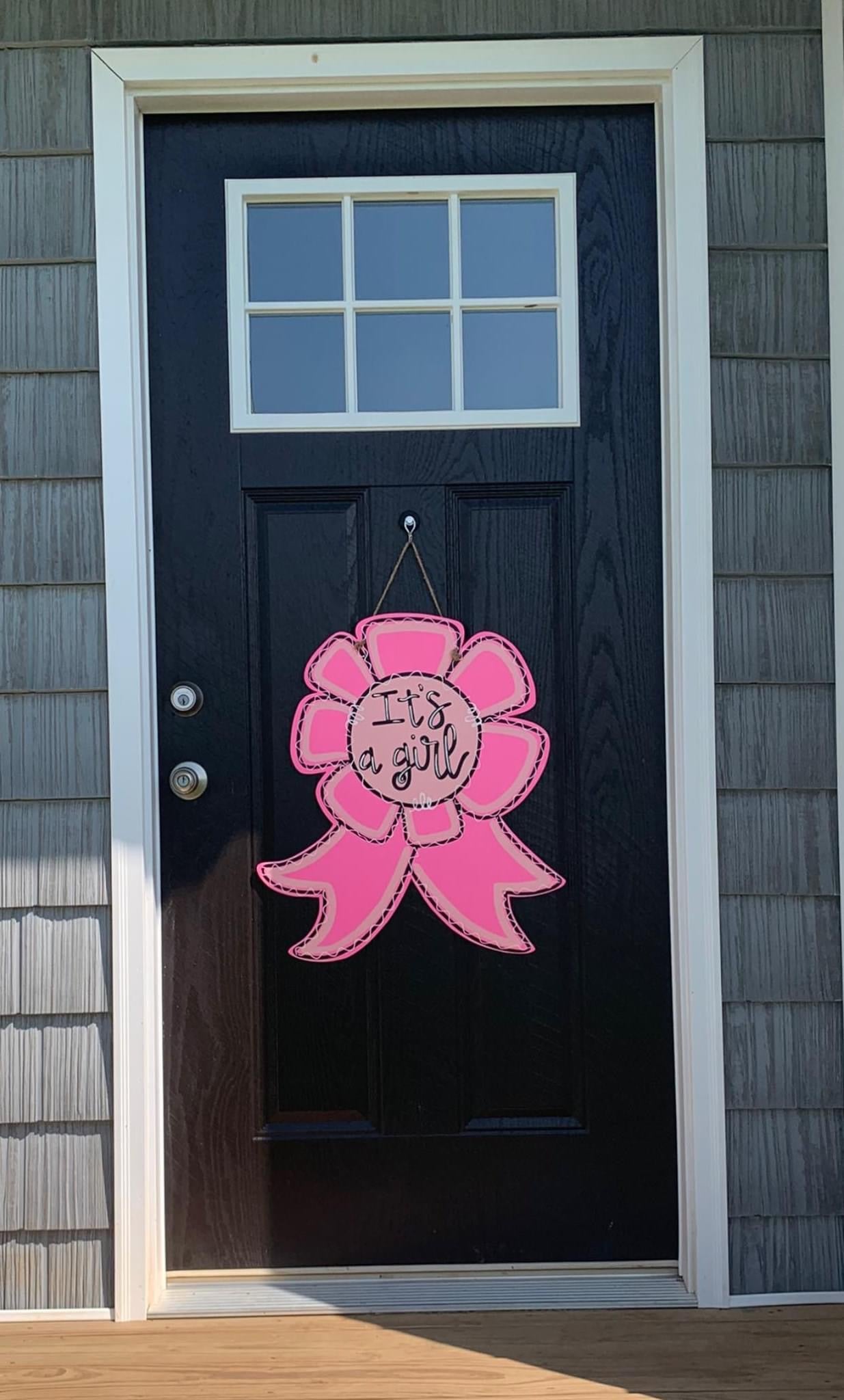 Girl Ribbon Door Hanger - Preorder