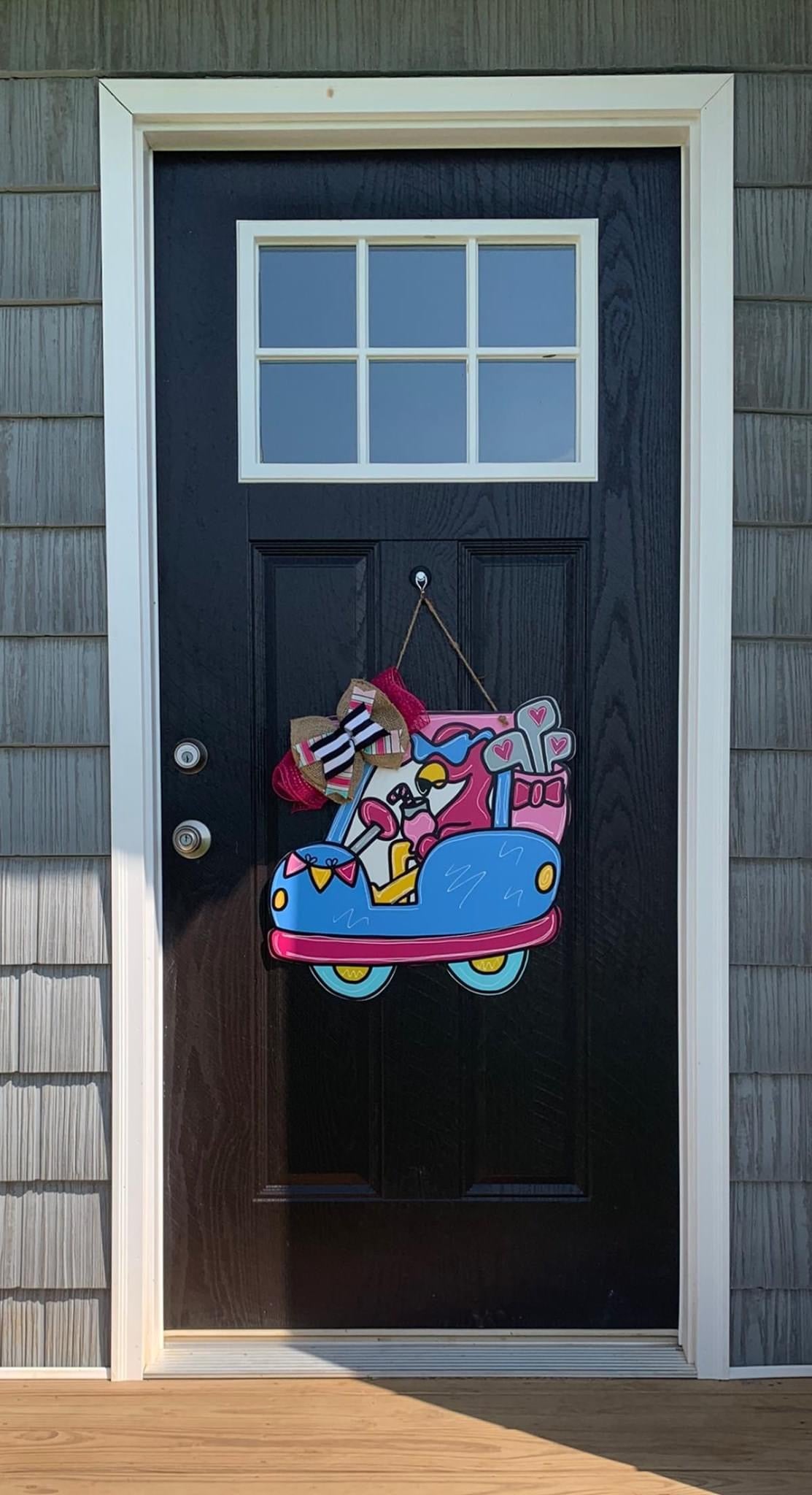 Flamingo Golf Door Hanger - Preorder