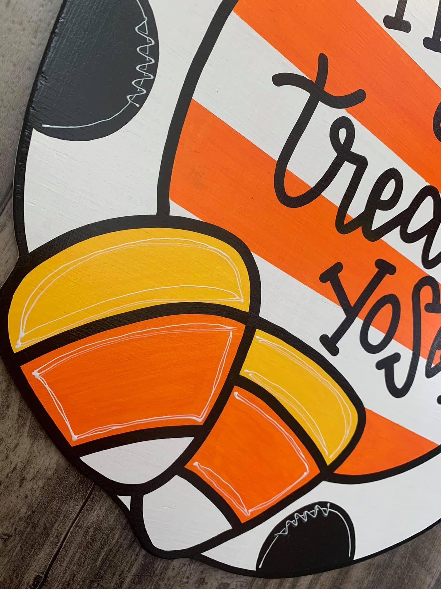 Trick Or Treat Door Hanger - Preorder