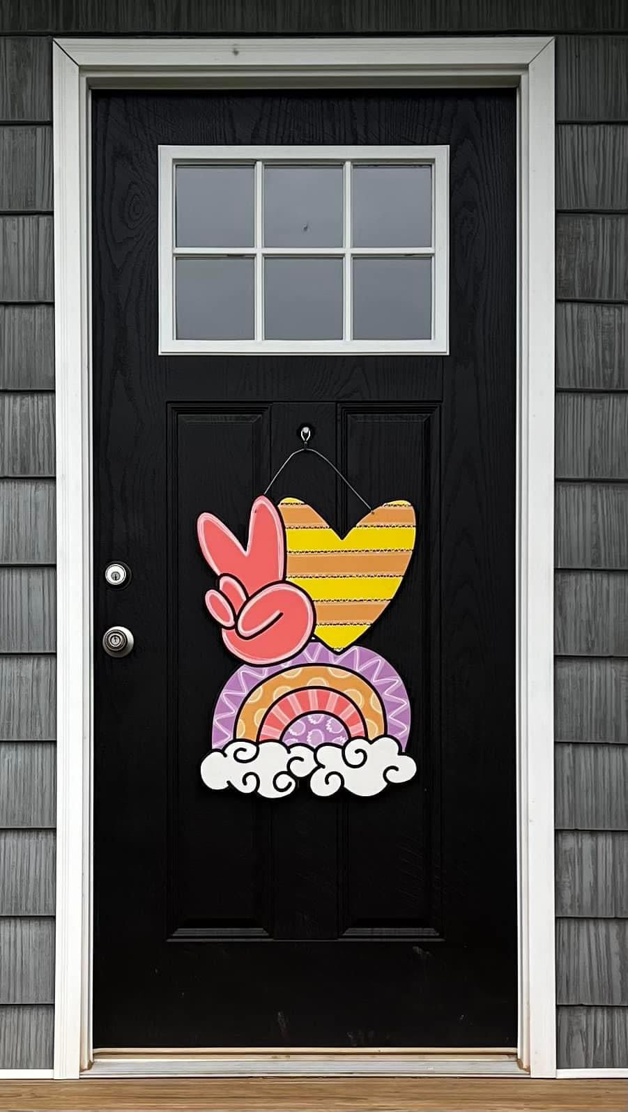 Peace & Love Door Hanger - Preorder