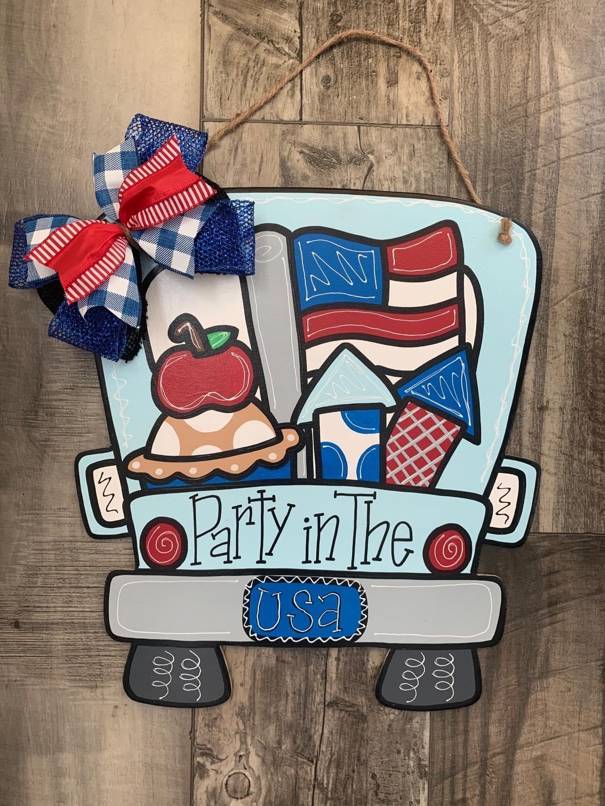 Party In The USA Door Hanger - Preorder