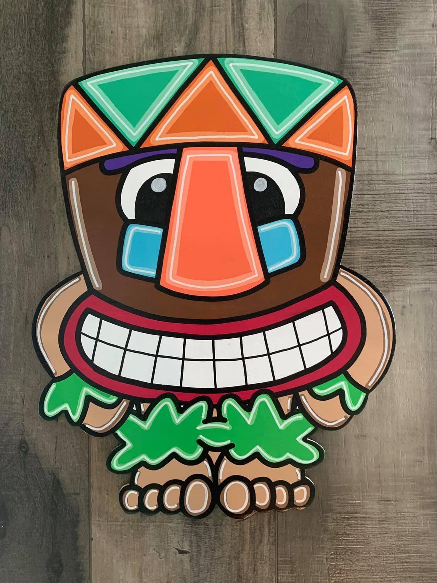 Tiki Man Door Hanger - Preorder