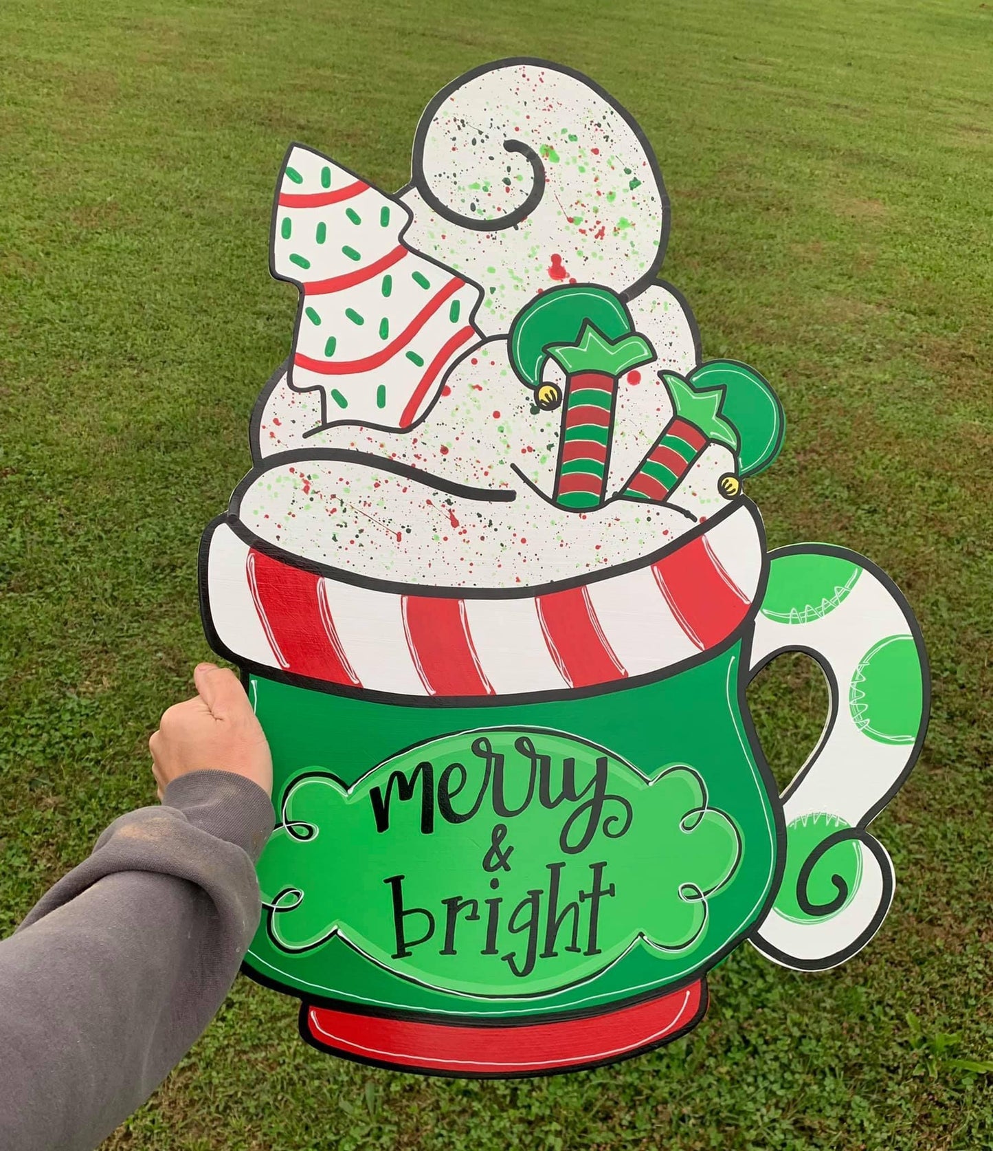 Hot Cocoa Door Hanger - Preorder