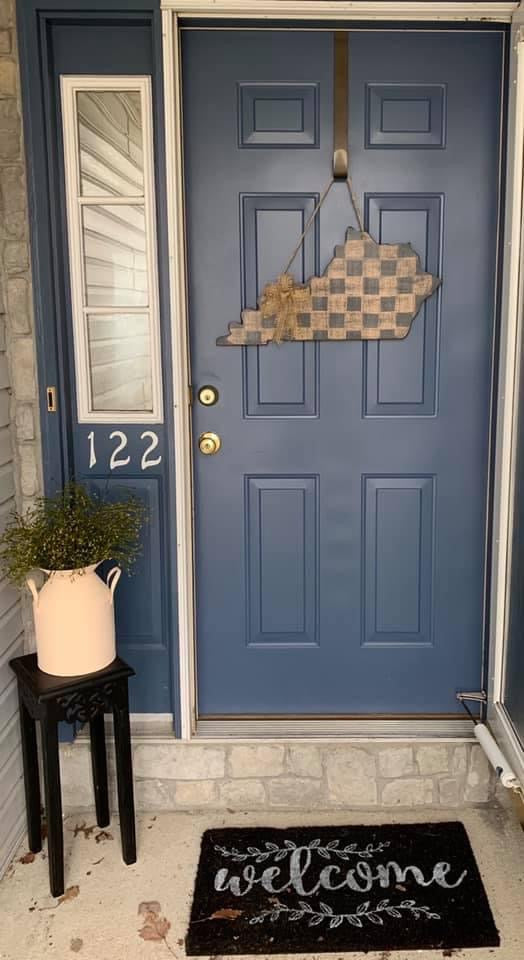 Check Kentucky Door Hanger - Preorder