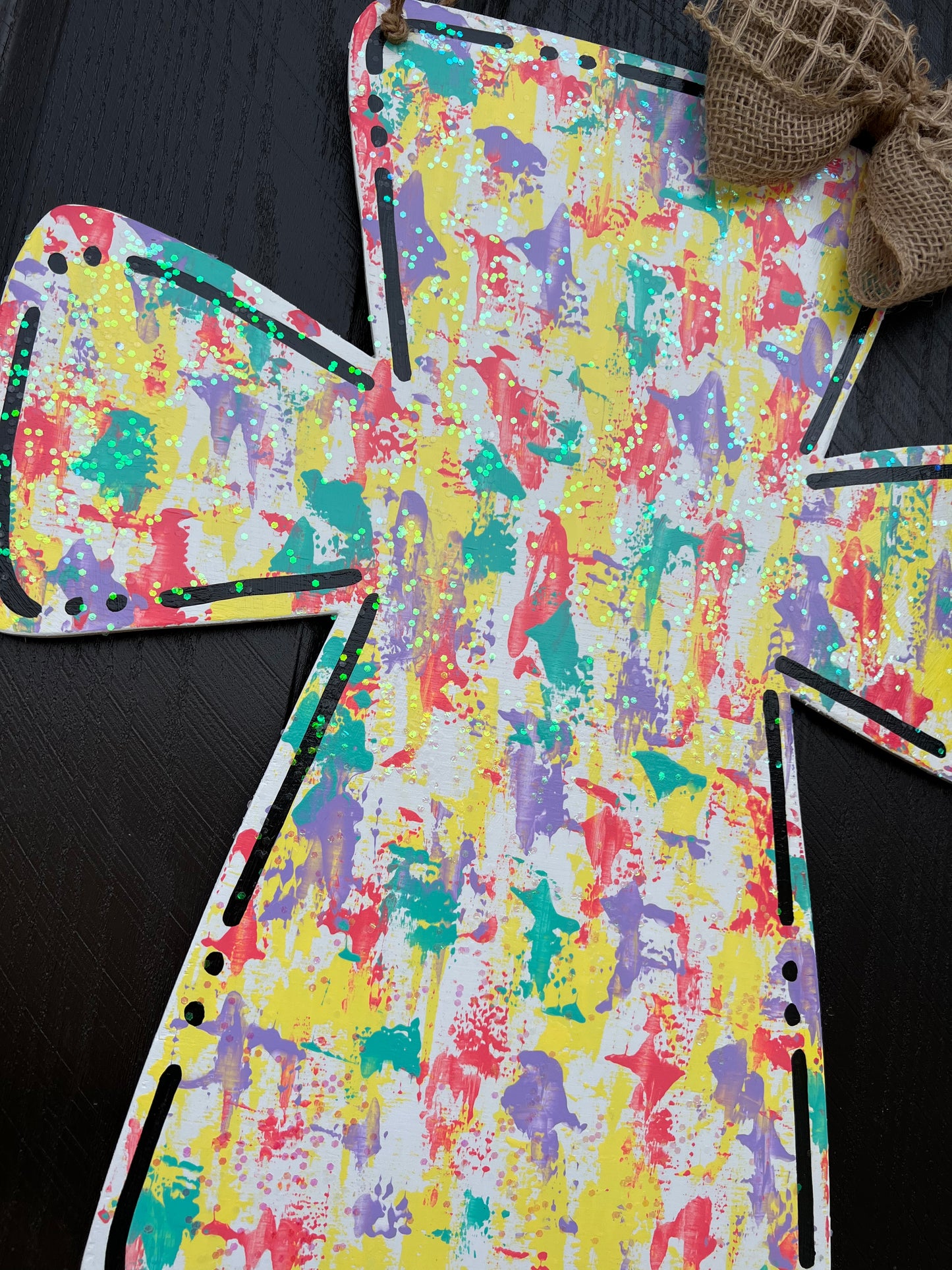 Colorful Cross Door Hanger - Preorder