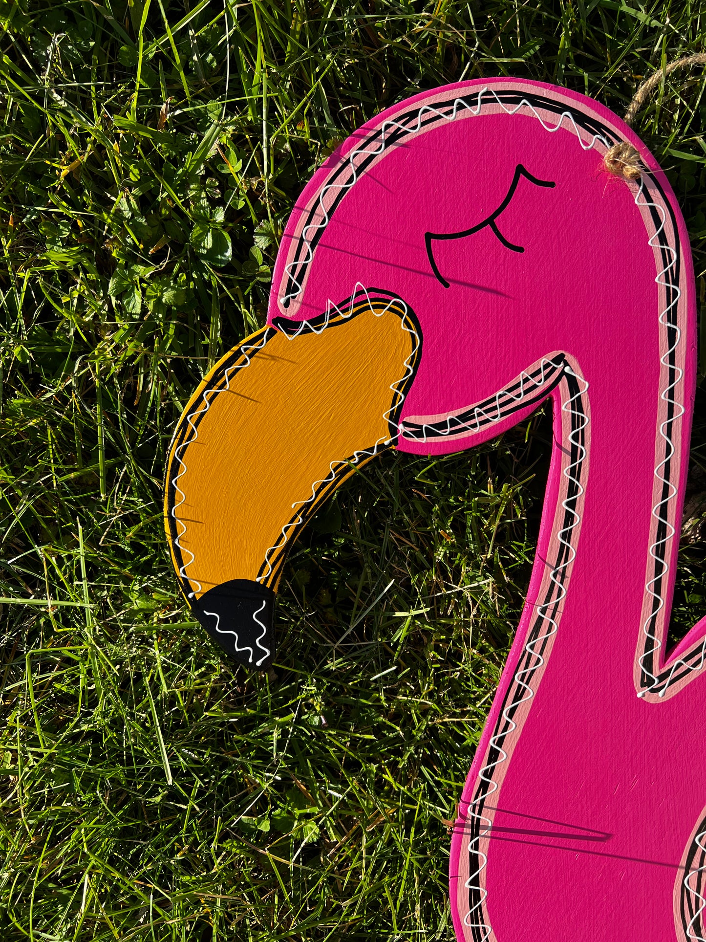Flamingo Door Hanger - Preorder