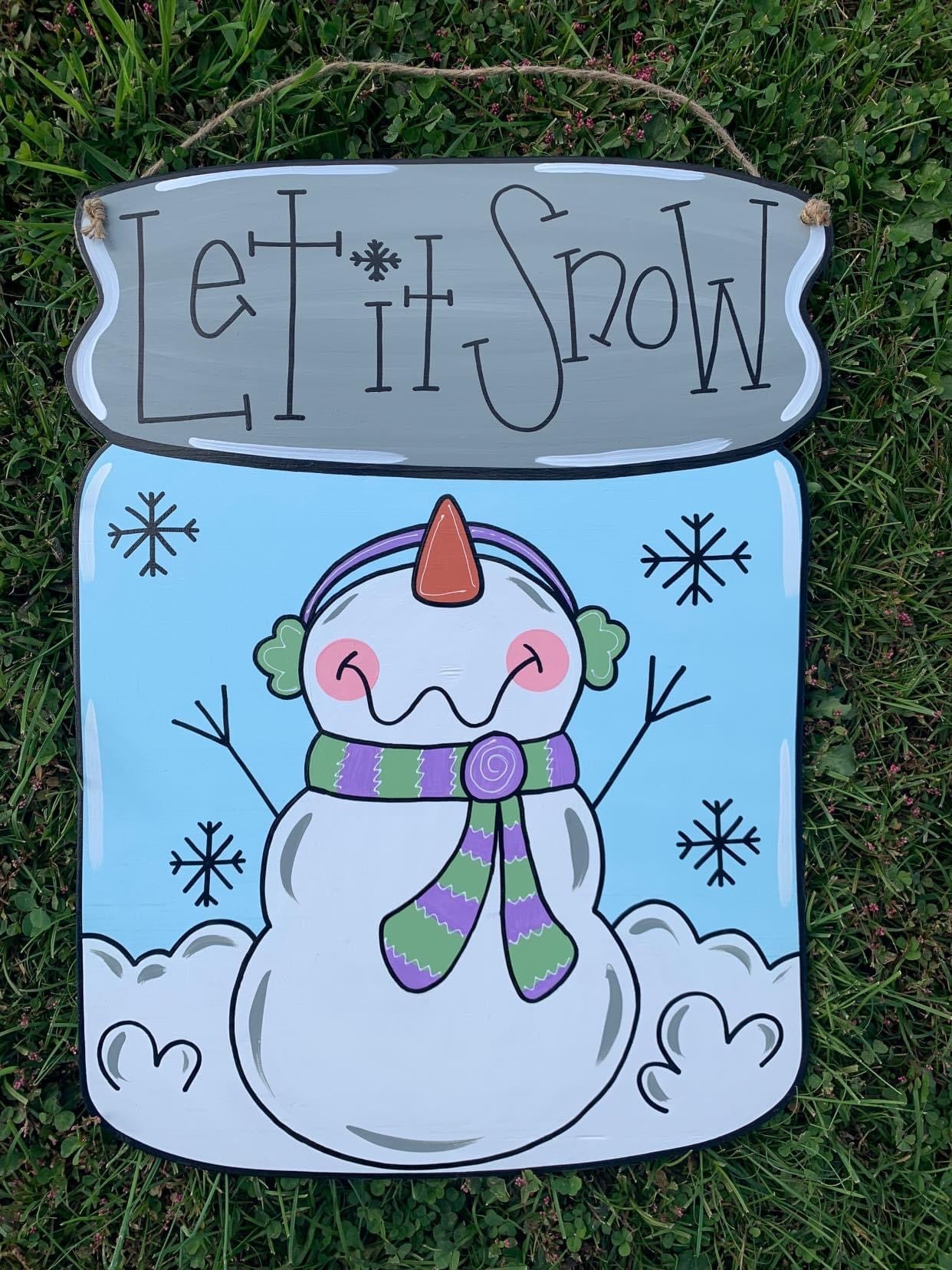 Let It Snow Door Hanger - Preorder