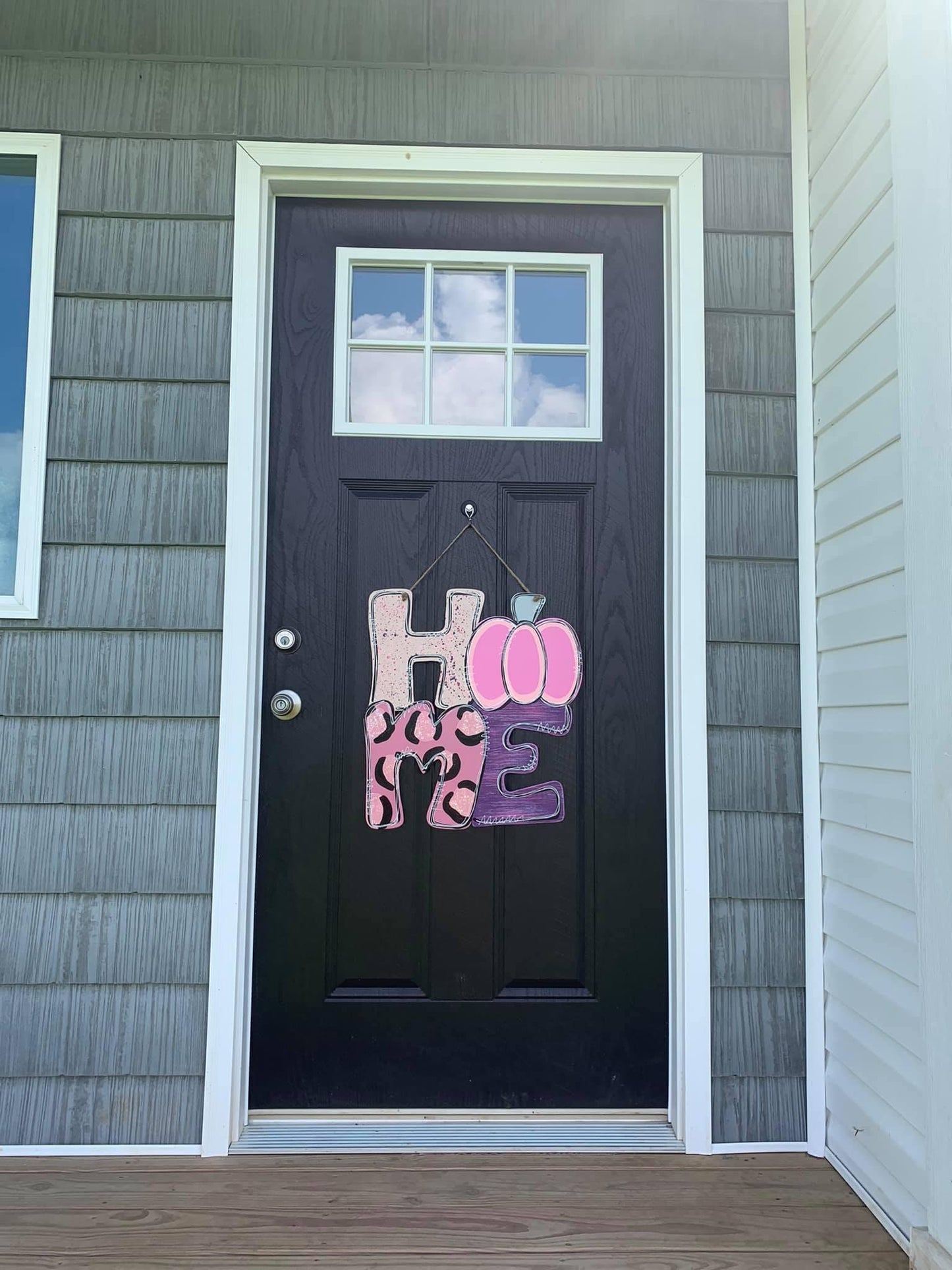 Home Pumpkin Door Hanger - preorder