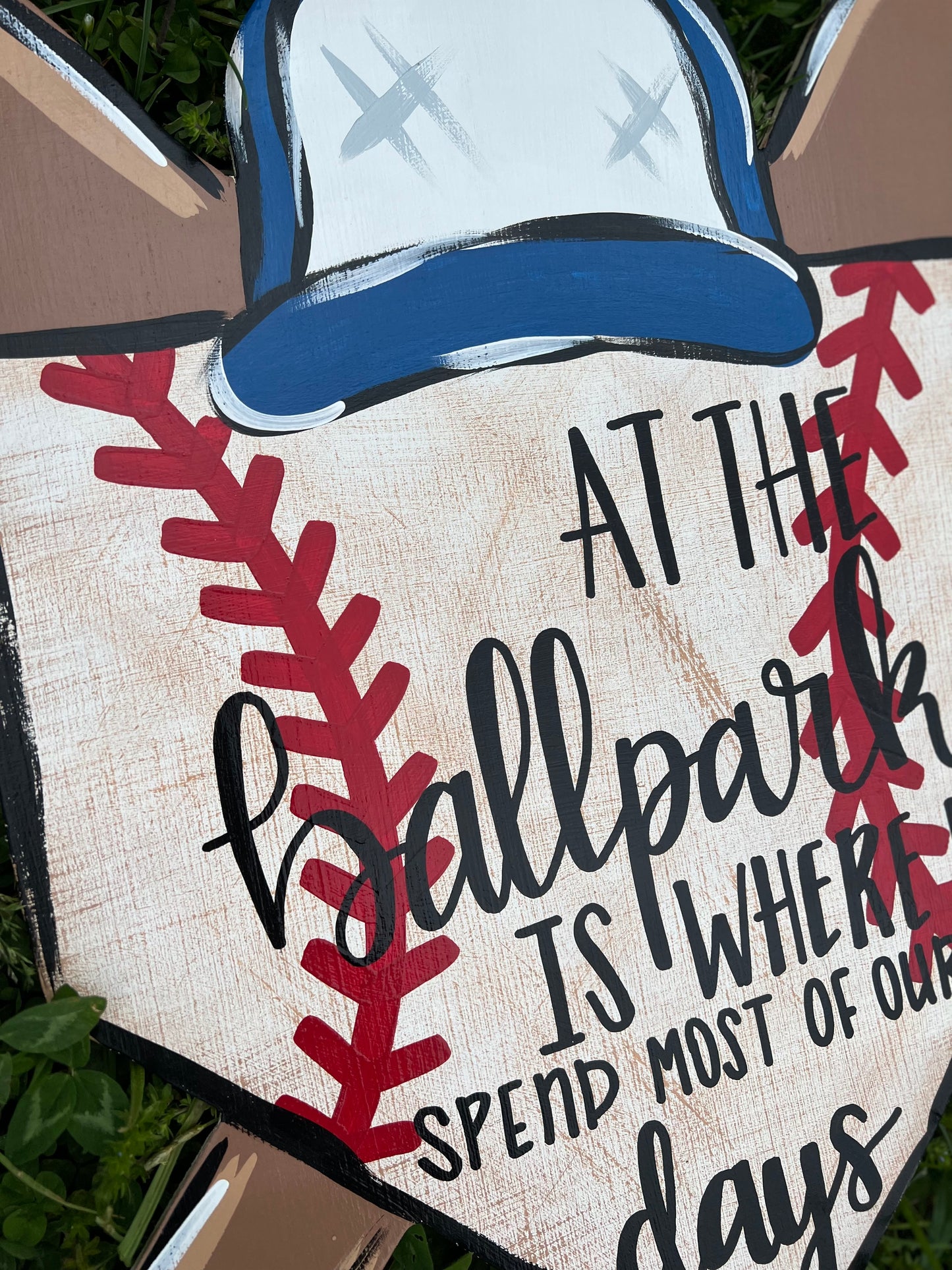 Ballpark Door Hanger - Preorder