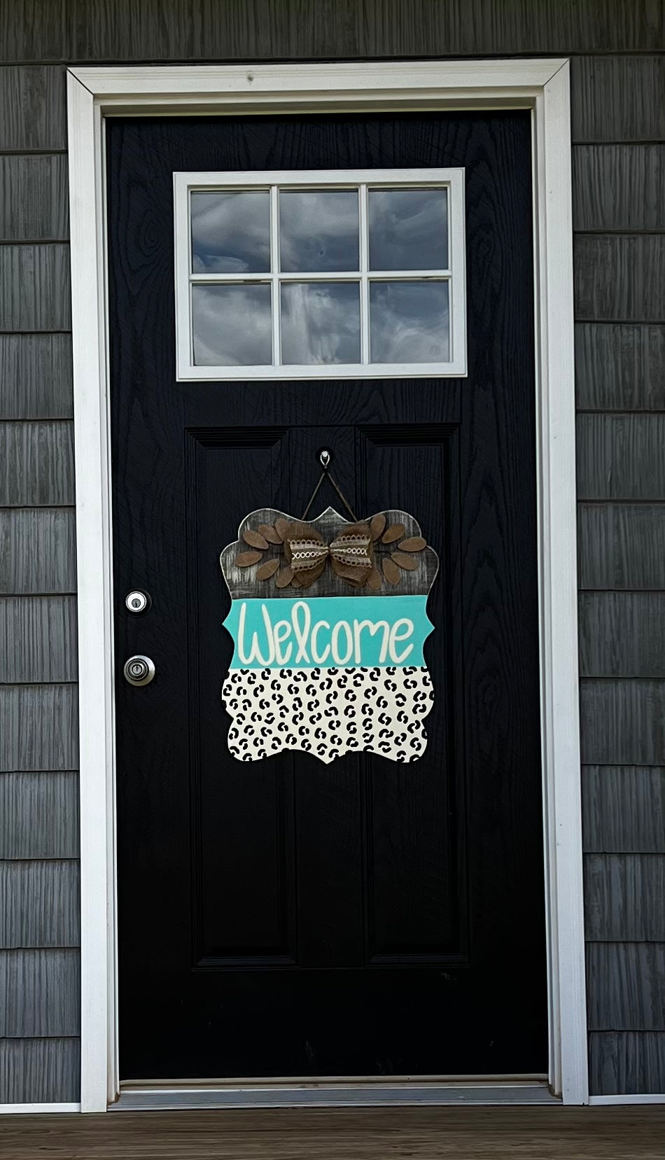 Welcome Distressed Door Hanger -Preorder