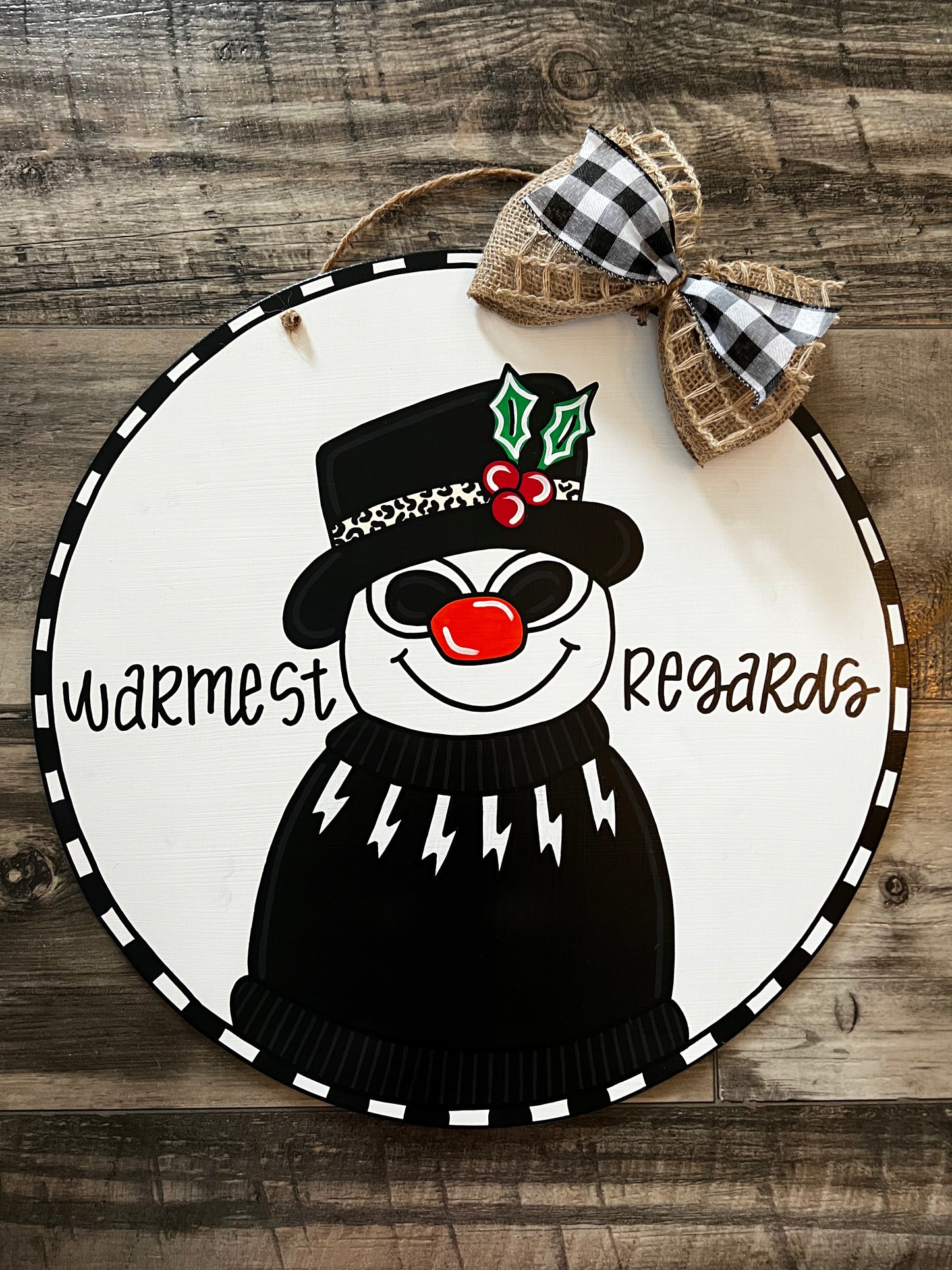 Warmest Regards Door Hanger - Preorder