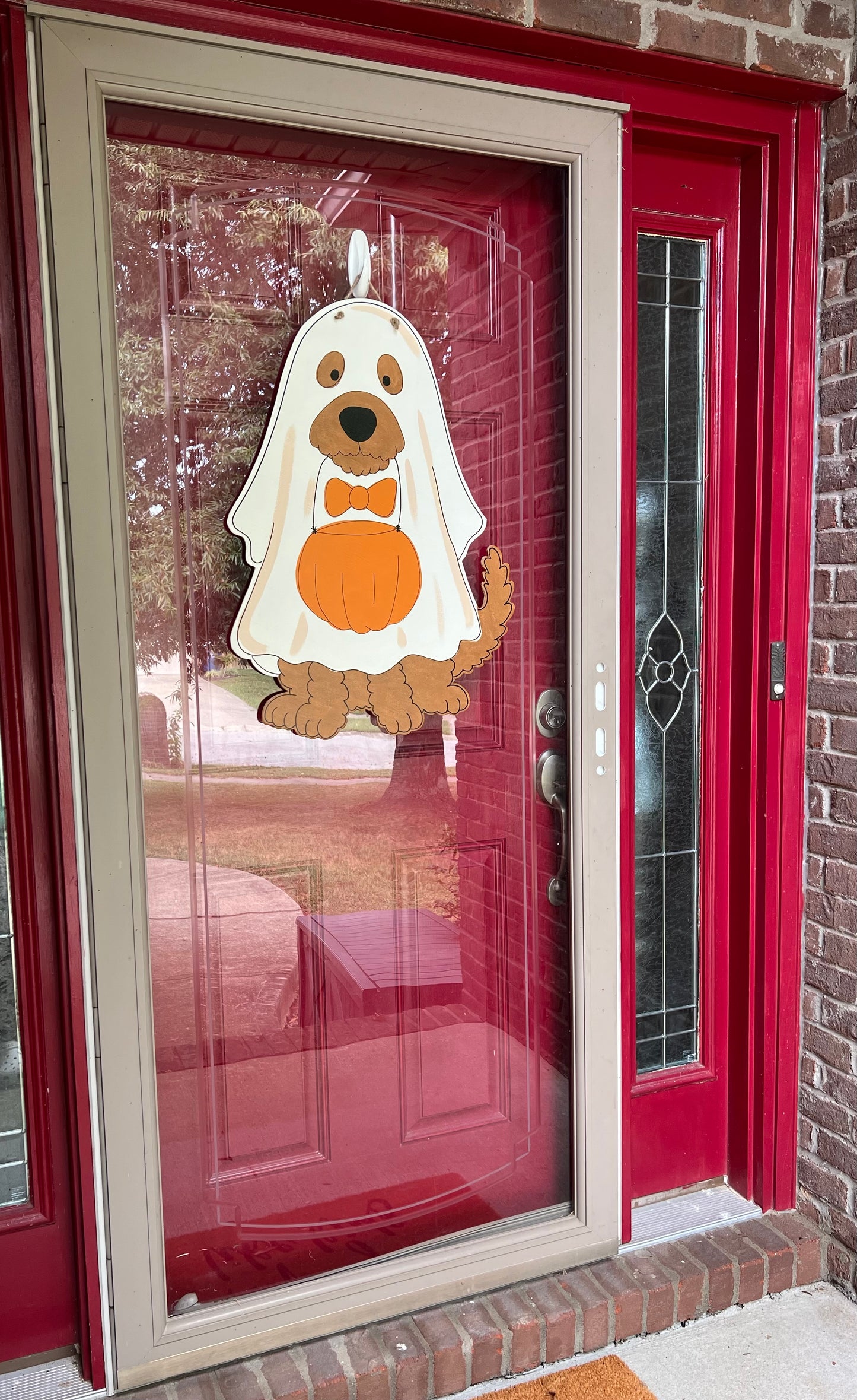 1 Dog Ghost Door Hanger - Preorder