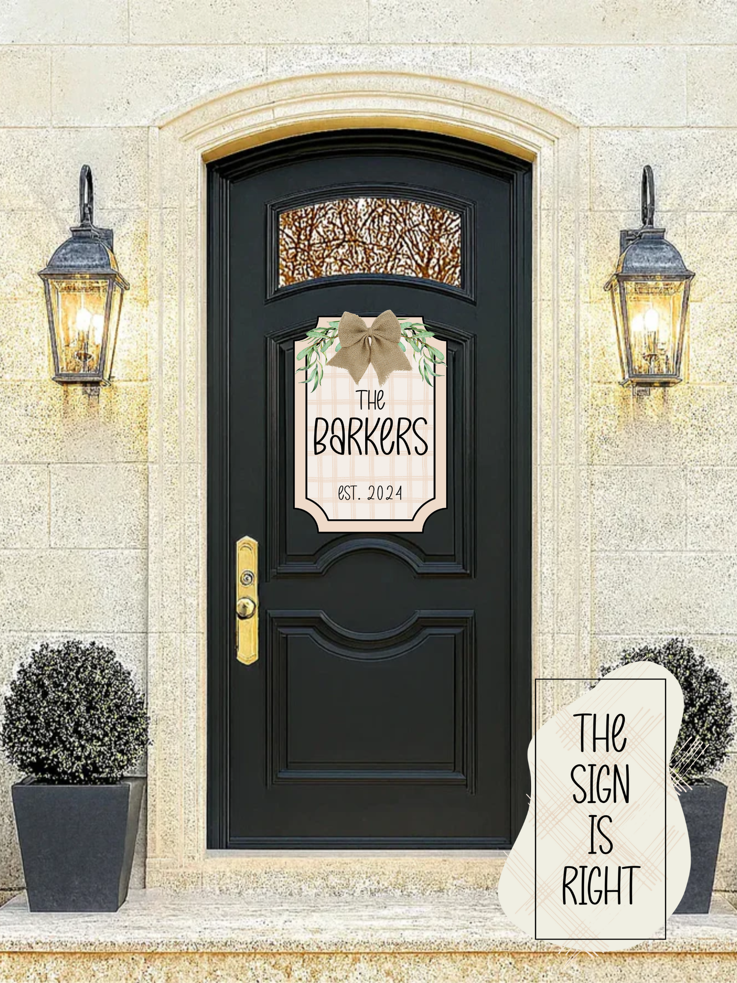 Neutral Name Door Hanger - Preorder