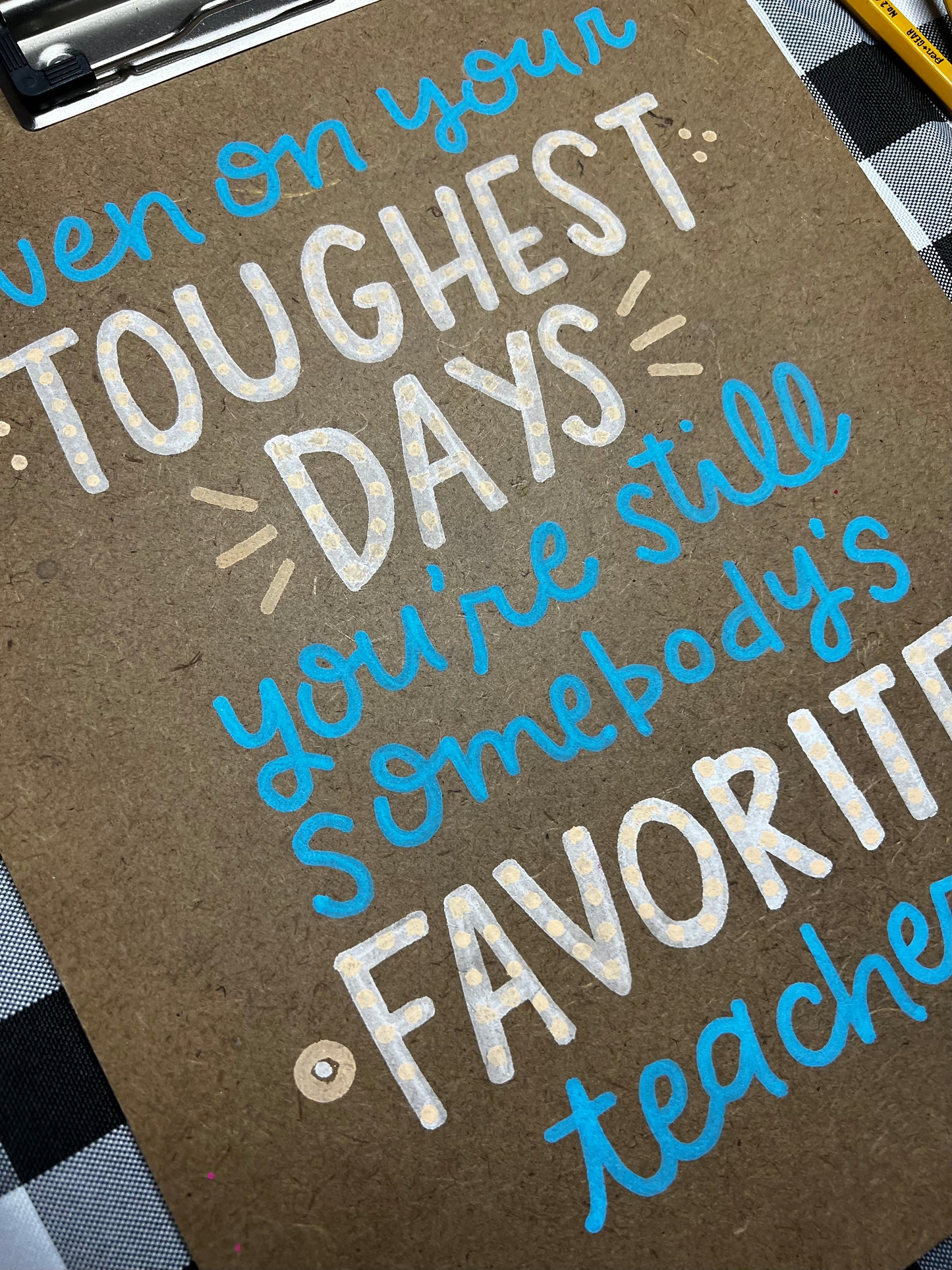 Teacher Clipboard Personalized - Preorder