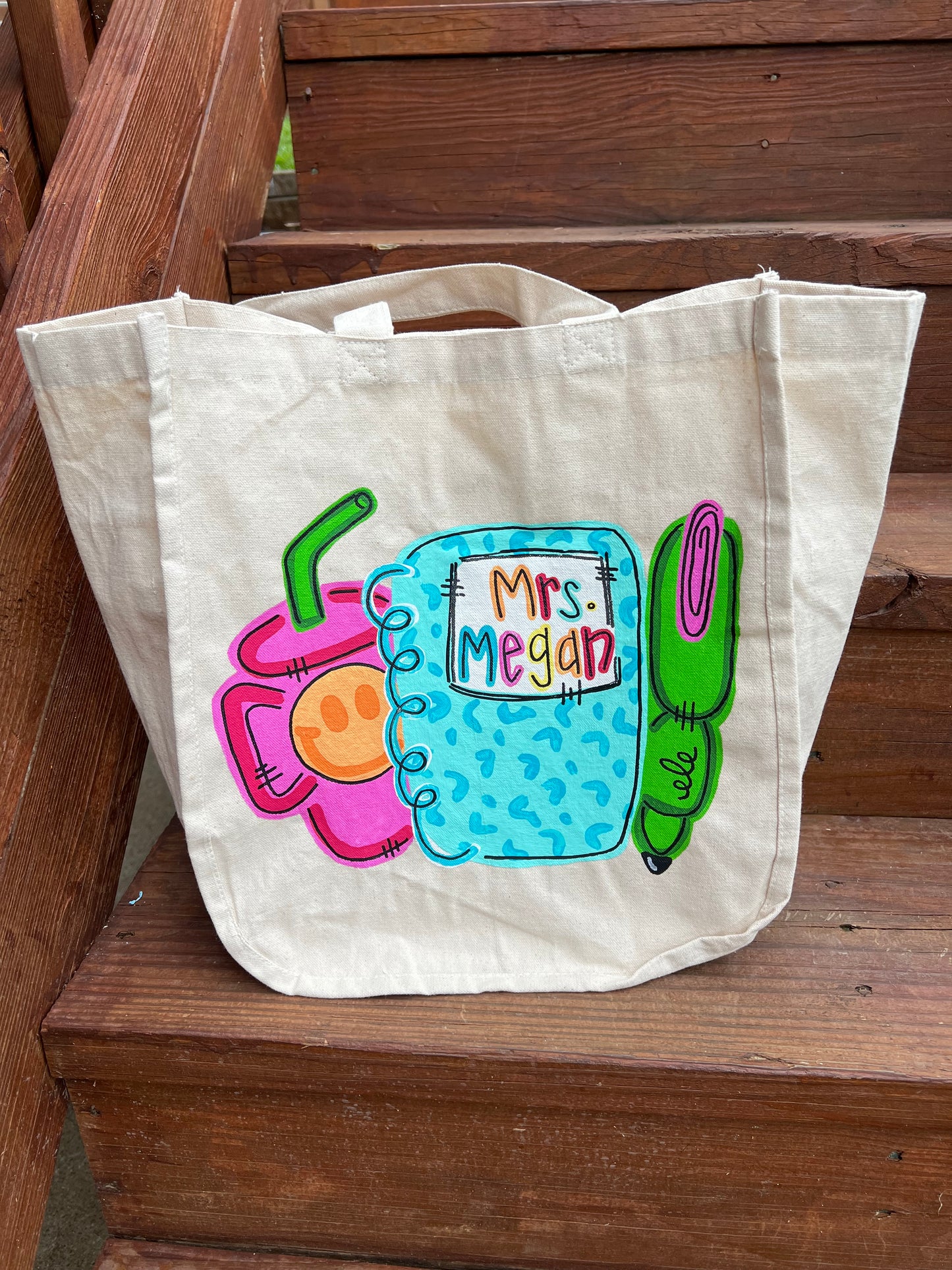 Preppy Teacher Bag - Preorder