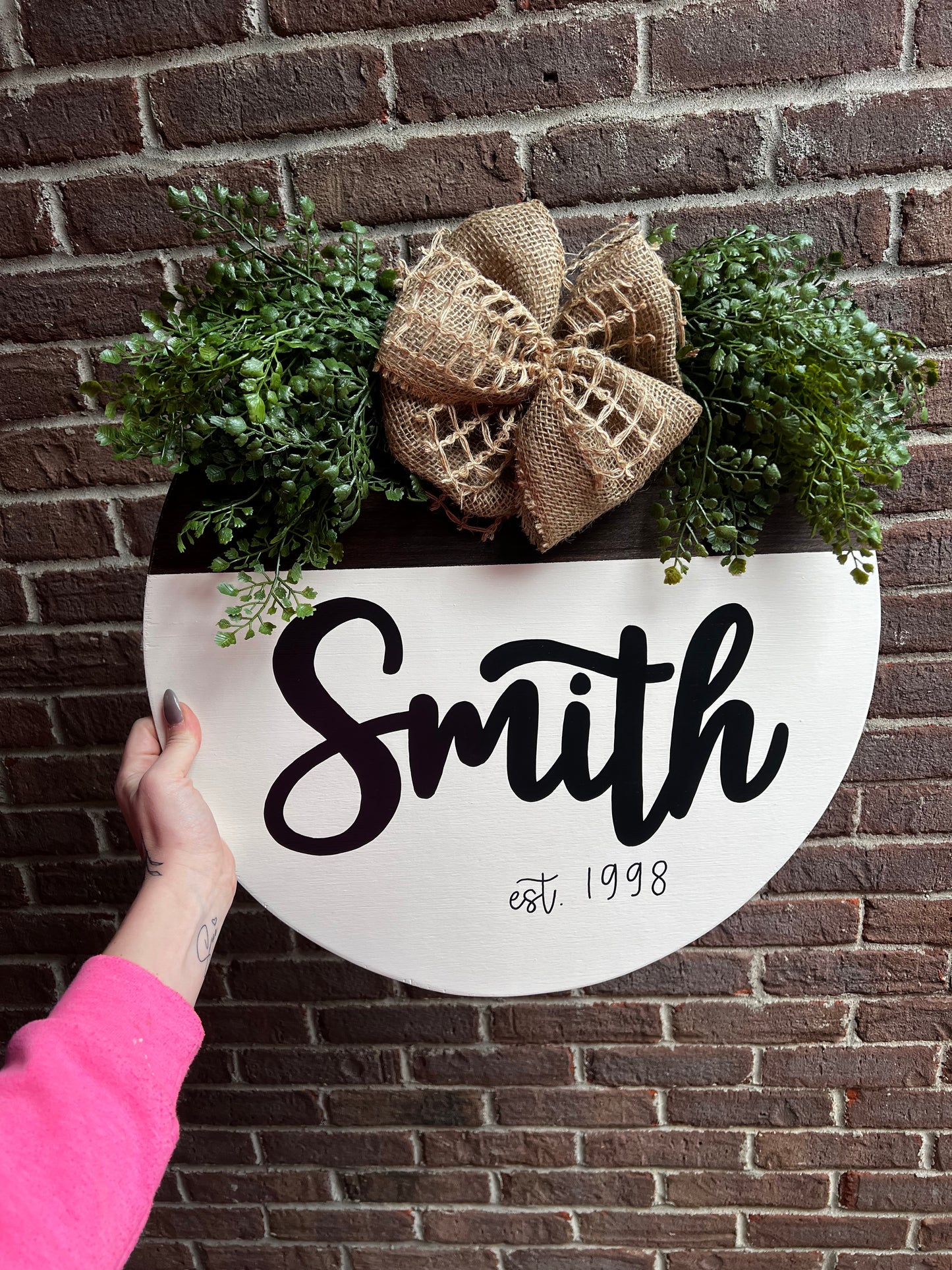 Name & Date Door Hanger - Preorder