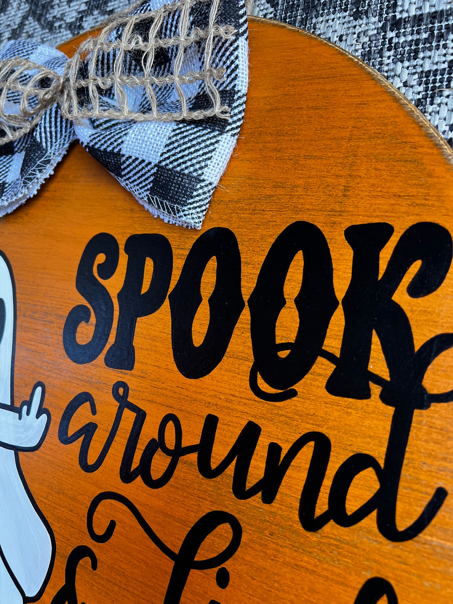 Spook Around Door Hanger - Preorder