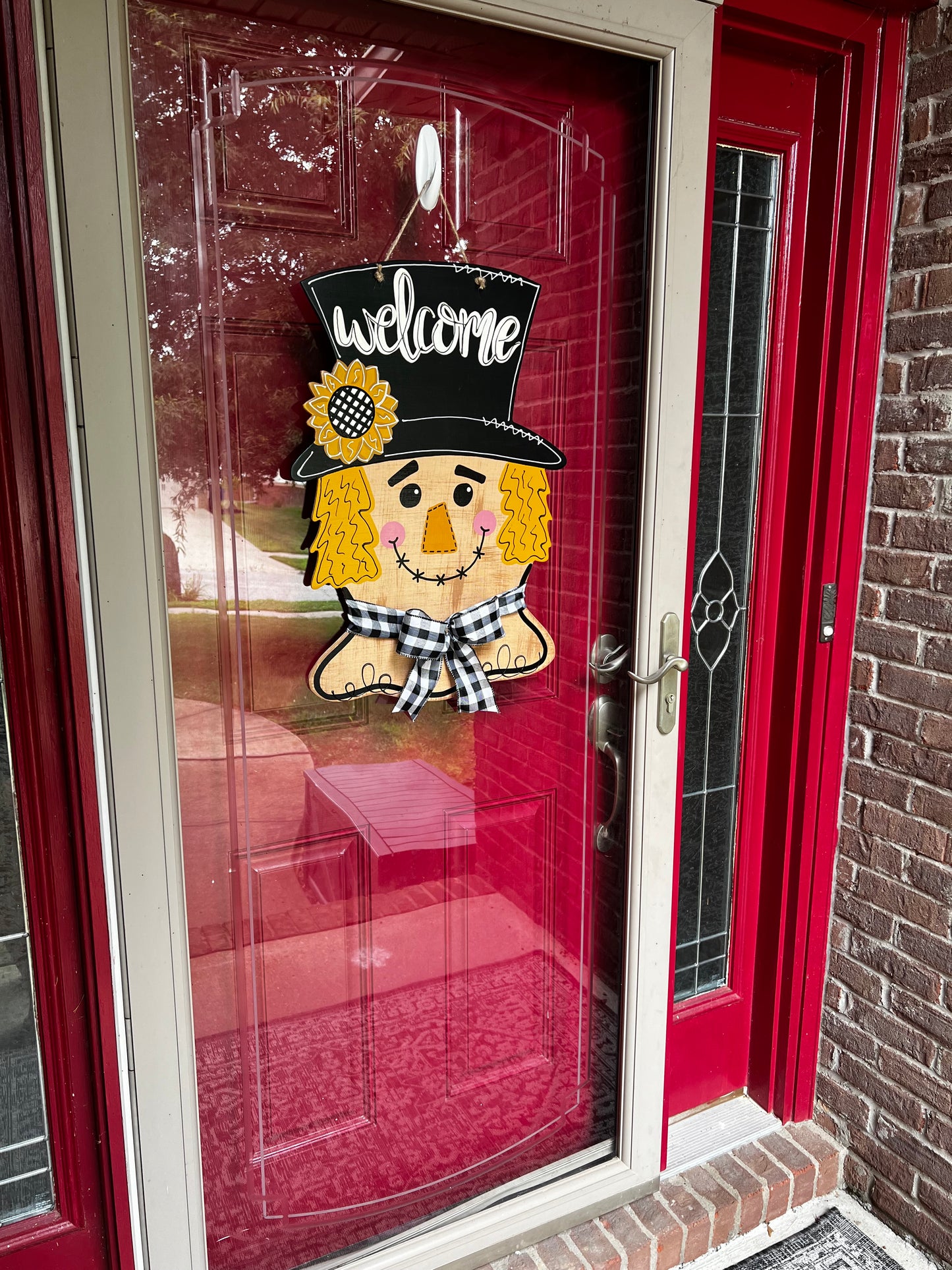 Welcome Scarecrow Door Hanger - Preorder