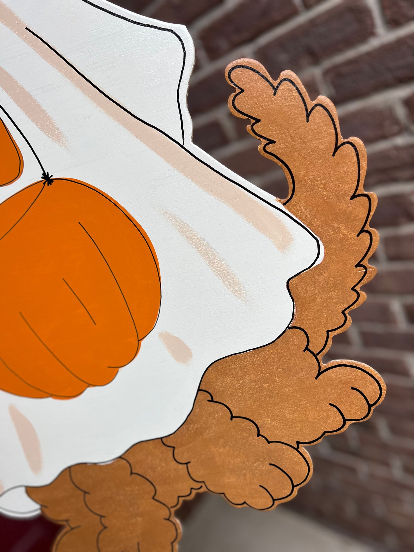 1 Dog Ghost Door Hanger - Preorder