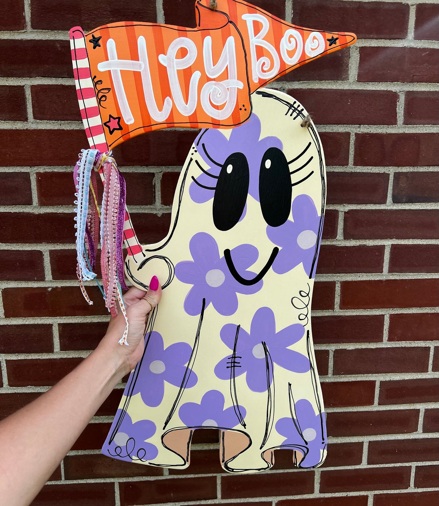 Groovy Ghost Door Hanger - Preorder