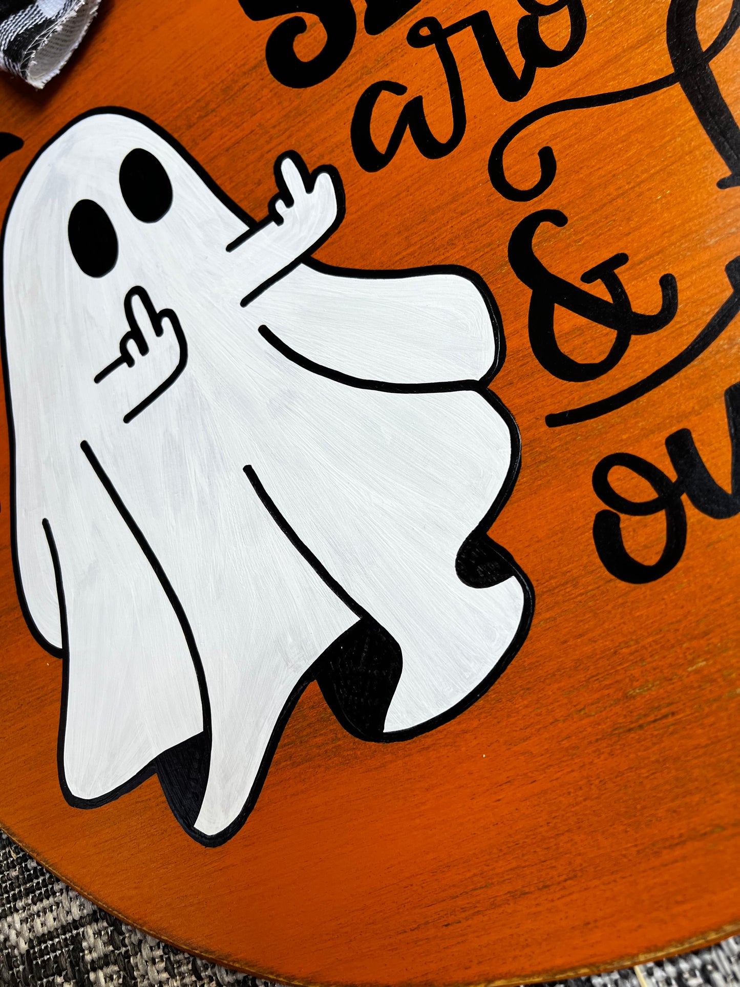 Spook Around Door Hanger - Preorder