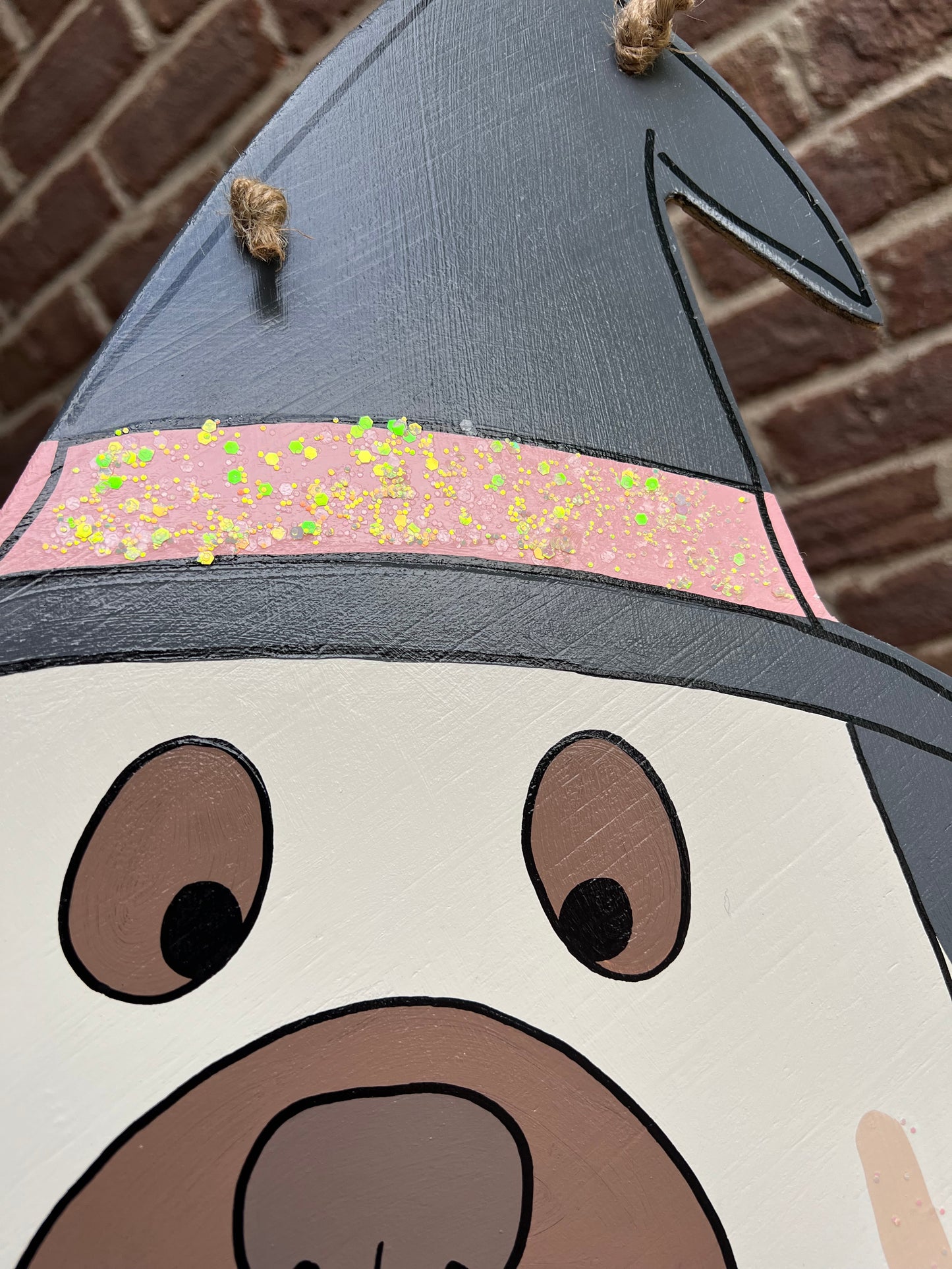 Witchy Doodle Door Hanger - Preorder