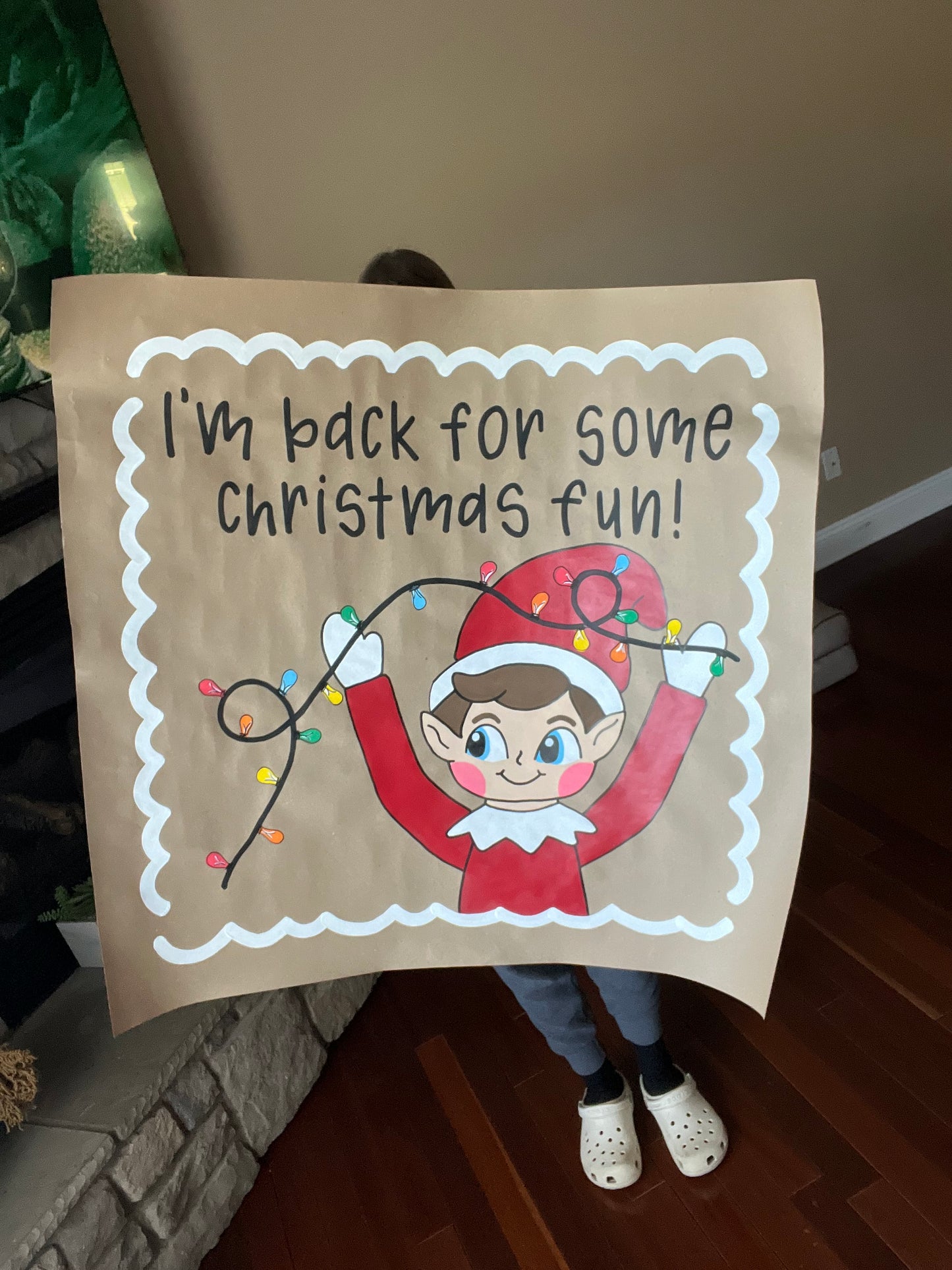 Boy Elf Banner - Preorder