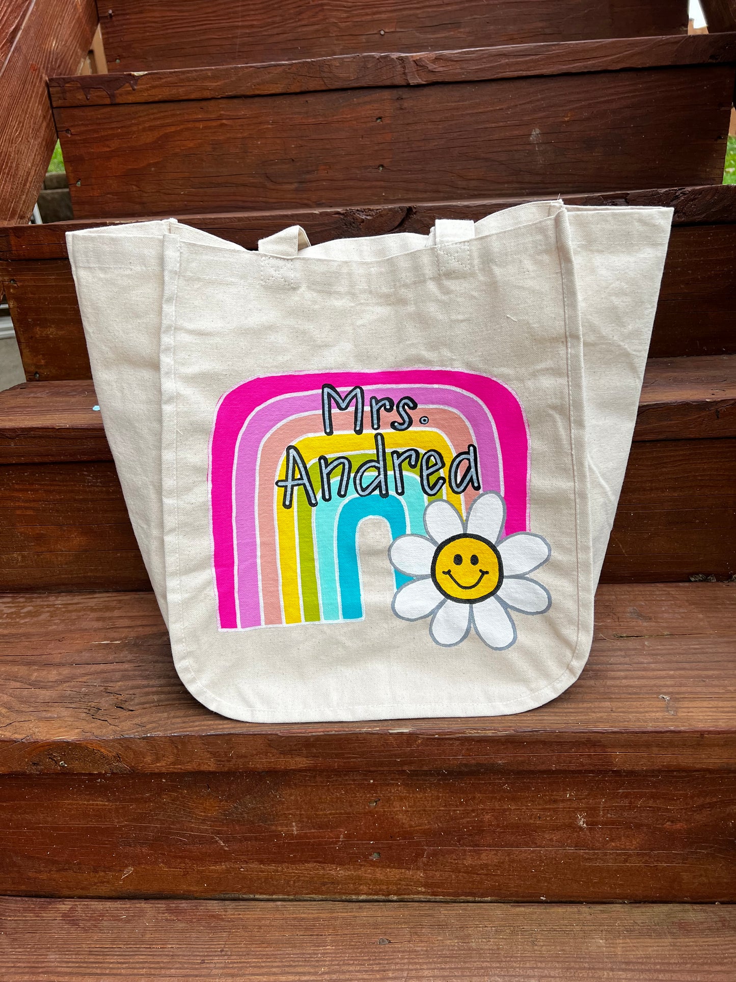 Rainbow Flower Bag - Preorder