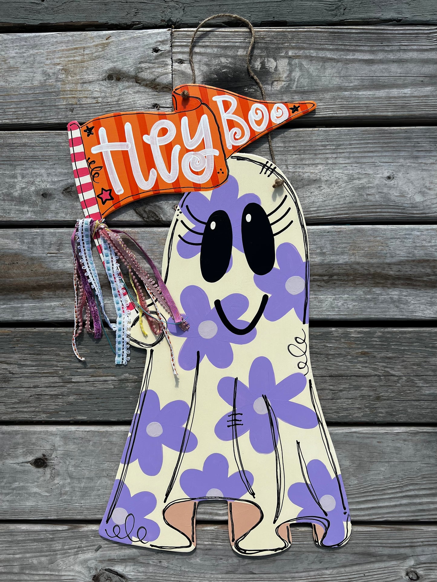 Groovy Ghost Door Hanger - Preorder