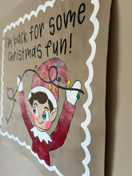 Boy Elf Banner - Preorder