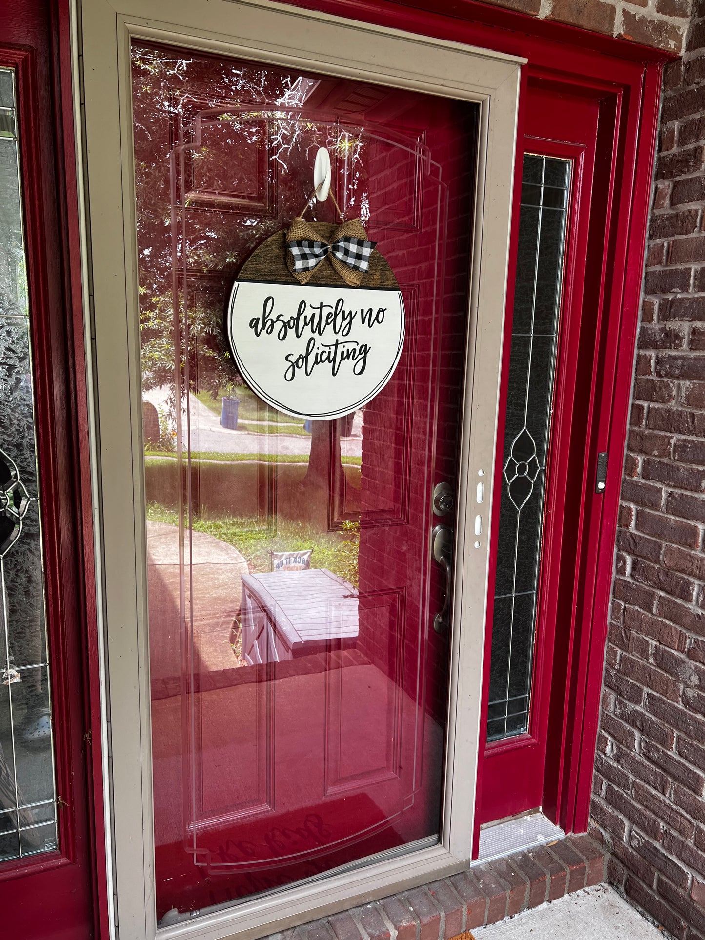 Absolutely No Soliciting Door Hanger - Preorder