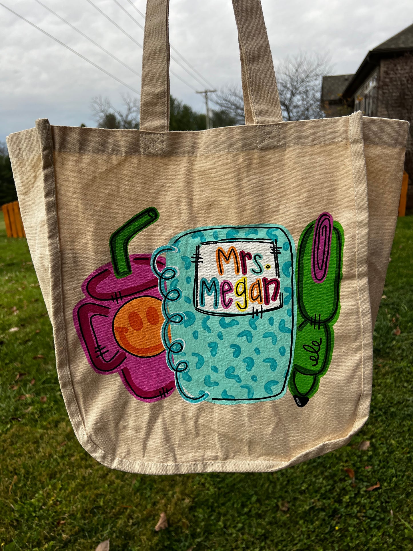 Preppy Teacher Bag - Preorder