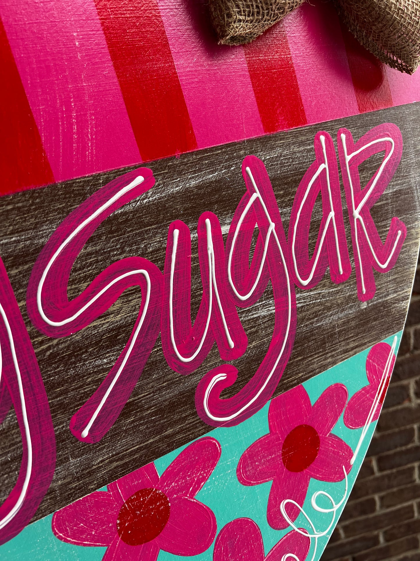 Hey Sugar Door Hanger - Preorder