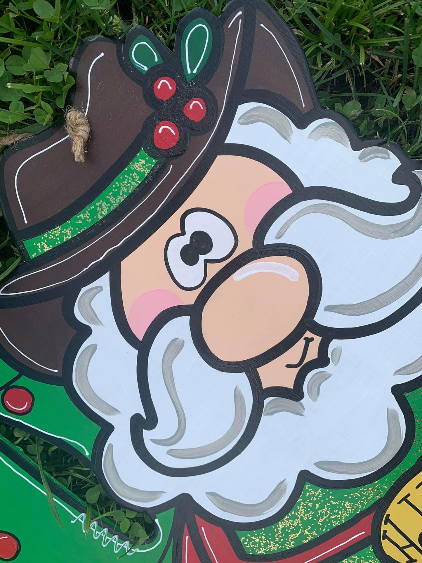 Howdy Santa Door Hanger - Preorder