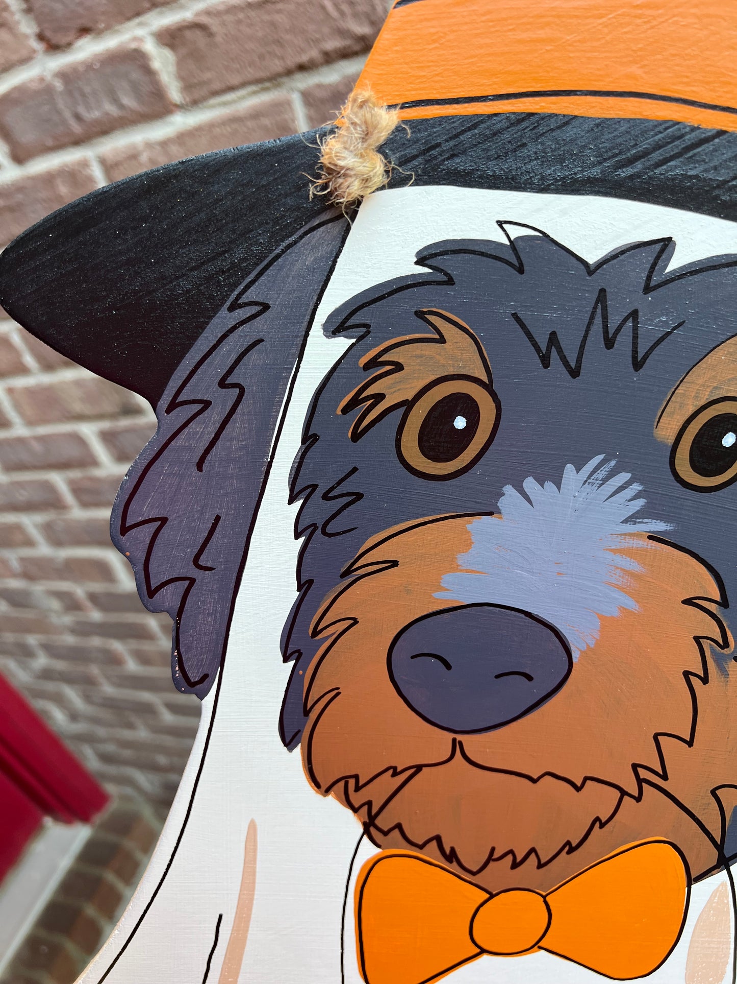 1 Dog Ghost Door Hanger - Preorder