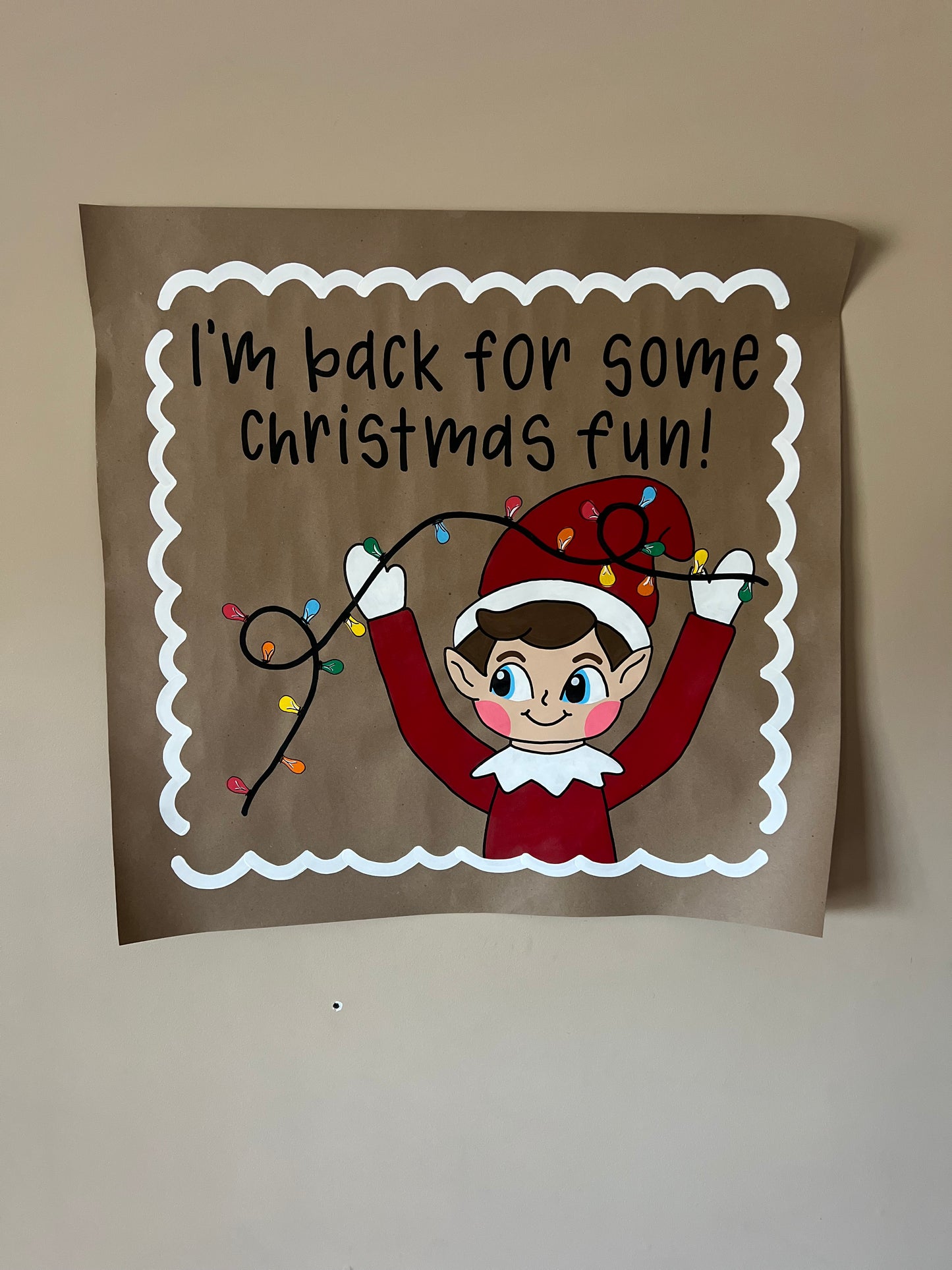 Boy Elf Banner - Preorder