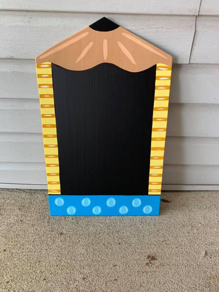 Chalkboard Pencil School Day - PREORDER