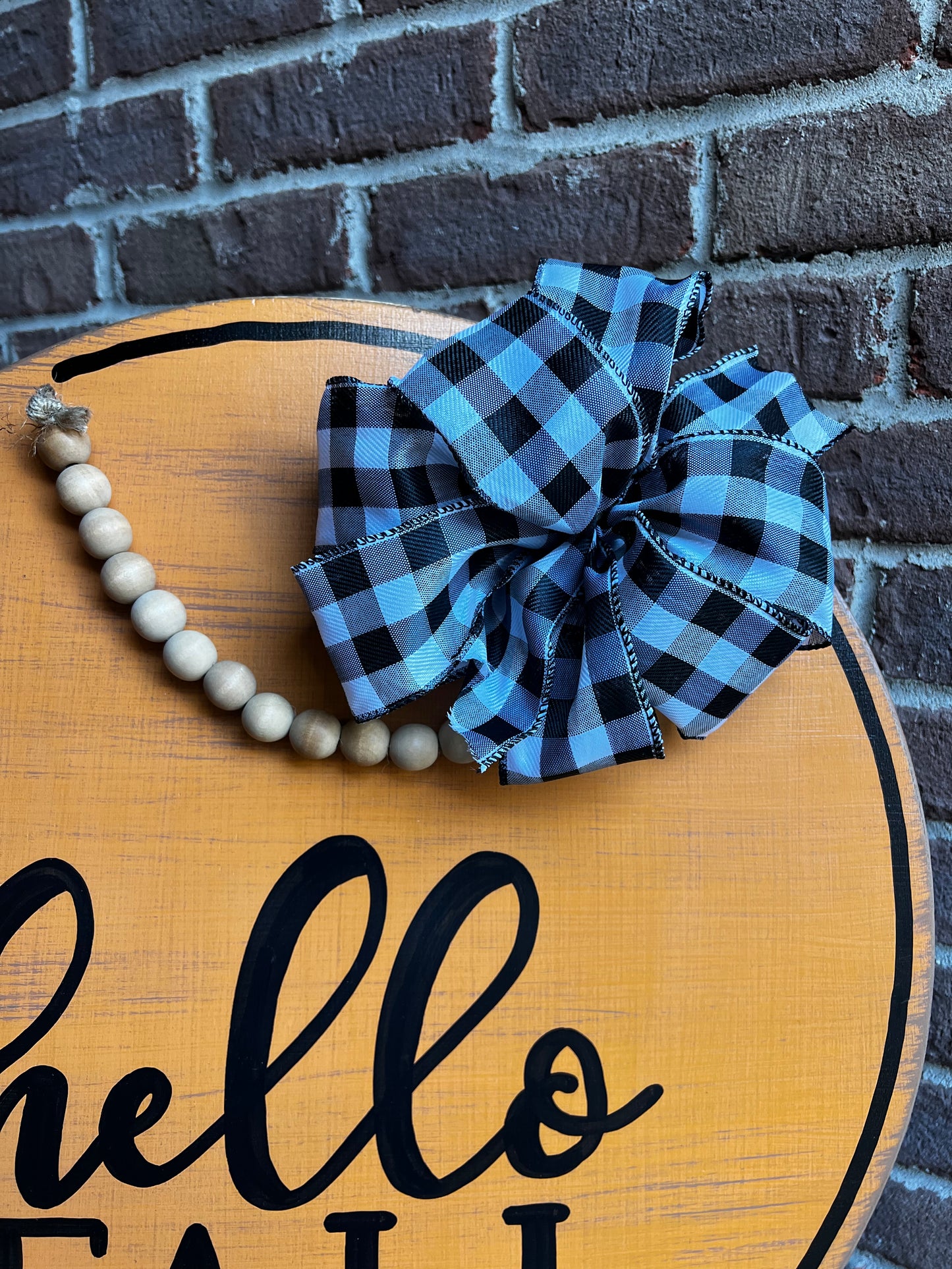 Hello Fall Round Door Hanger - Preorder