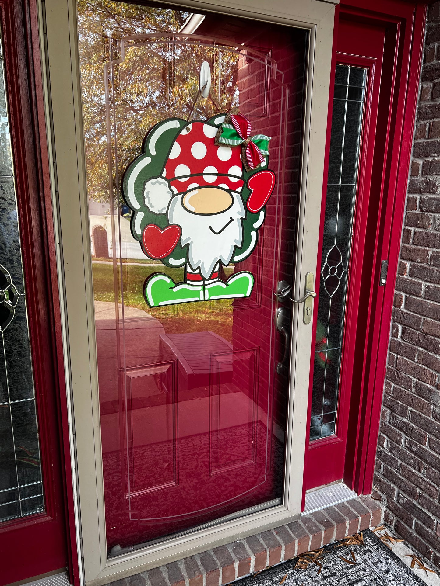 Gnome Wreath Door Hanger - Preorder