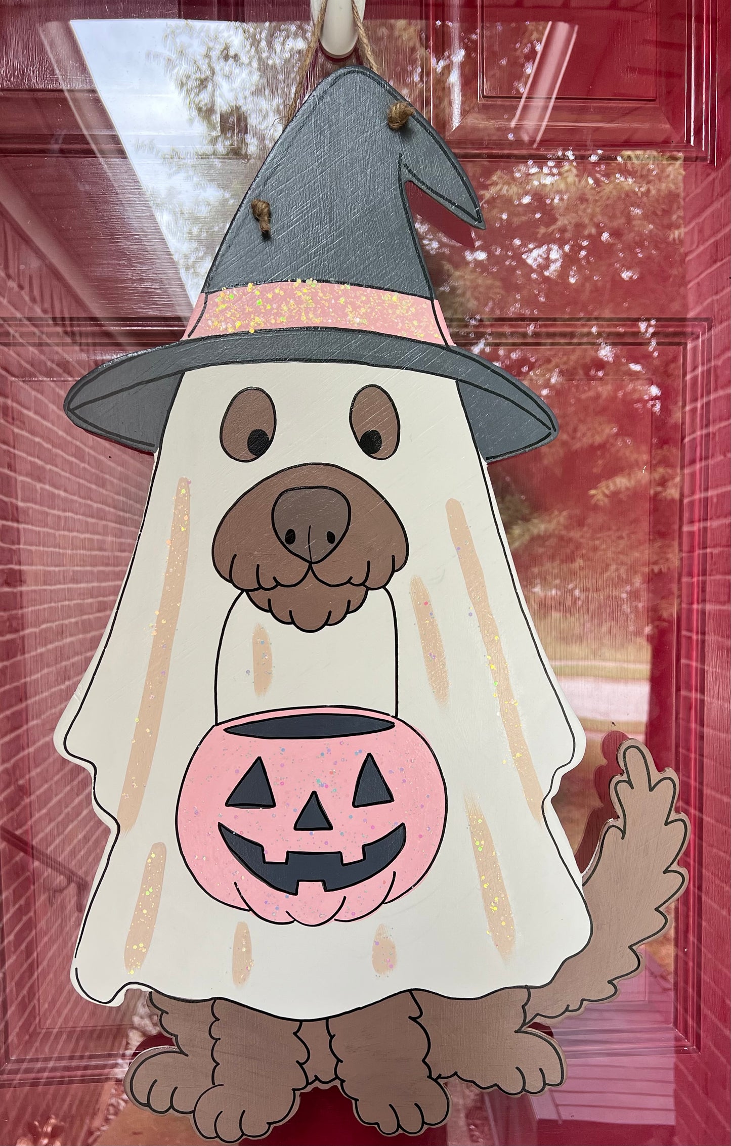 Witchy Doodle Door Hanger - Preorder