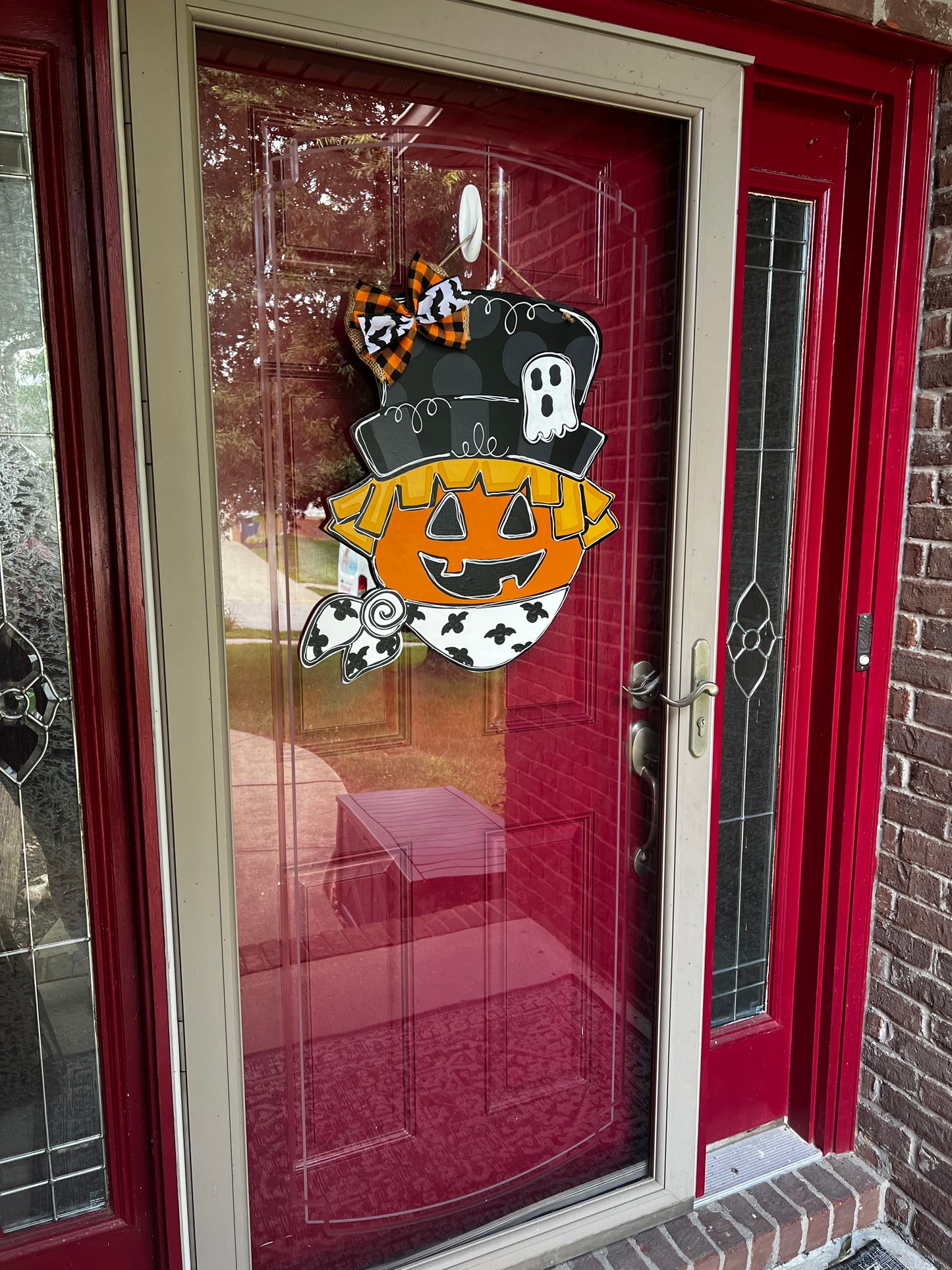 Pumpkin Bats Door Hanger - Preorder