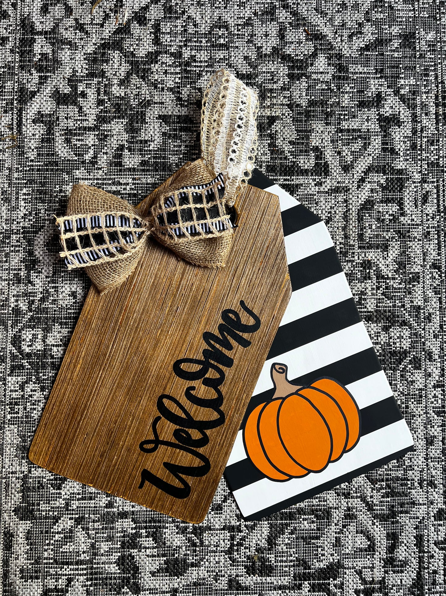 Welcome Fall Tag Door Hanger - Preorder